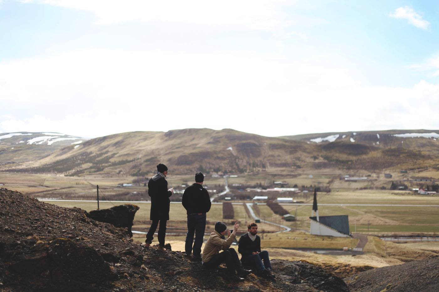 A quick pit stop to soak in ridiculously incredible views along the Golden Circle.