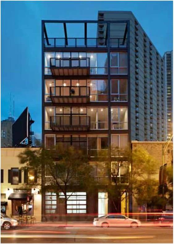 747 N CLARK | RIVER NORTH Featured in Builder Magazine, 2014