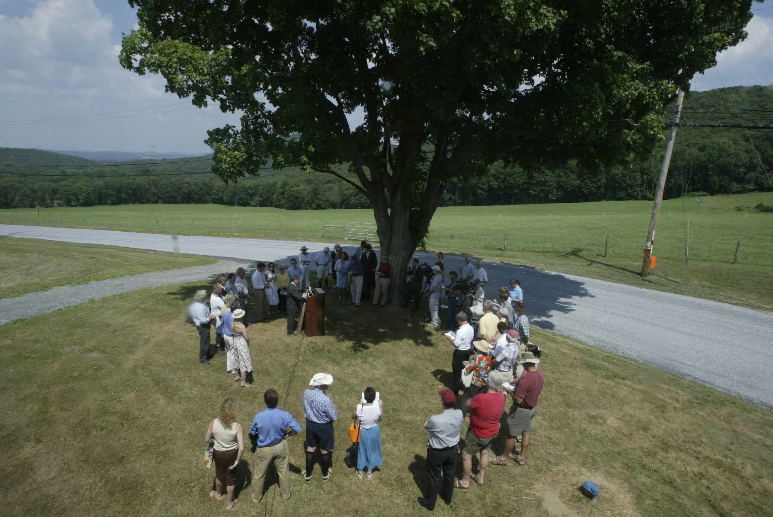  Environmentalists gather to secure land for preservation in the Hudson Valley, just north of N.Y.C.&nbsp; 