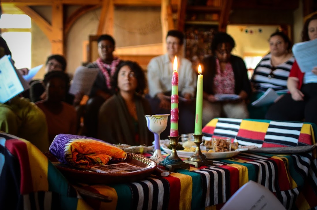 Black Jewish people and their friends and families gather at Soul Fire Farm for the annual Afro Seder, a melding of Jewish and African diaspora traditions and stories about liberation.