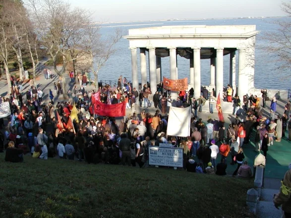 2016 Indigenous Day of Mourning in Plymouth, MA - Photo credit, Jay Levy