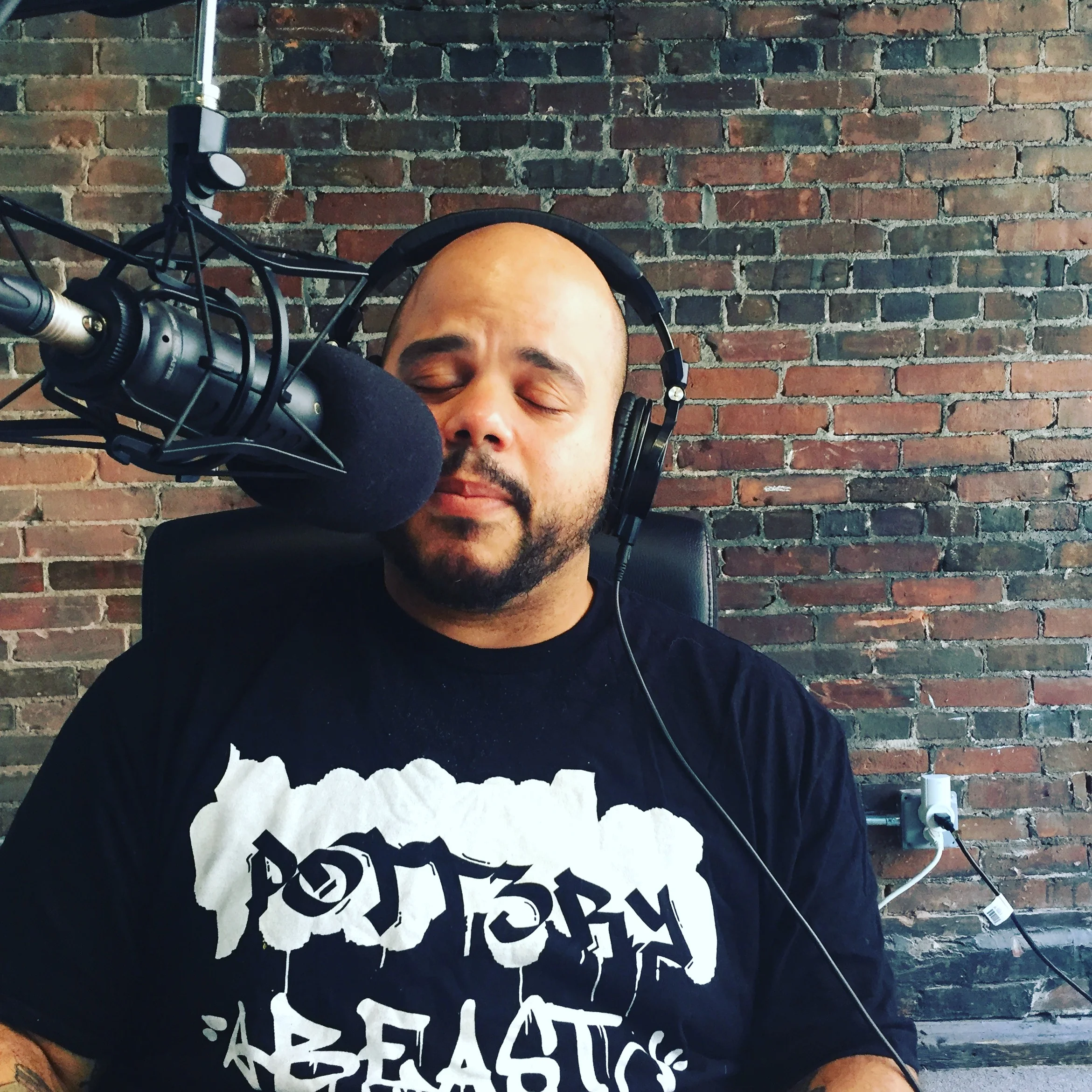 Ceramic artist Rob Lugo spit some powerful lyrics on food and body image in his life at the end of our interview.