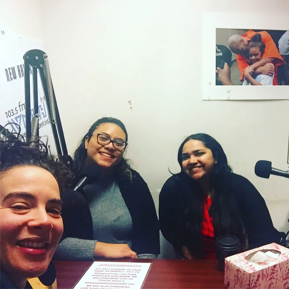 In studio at WNHH in New Haven, CT