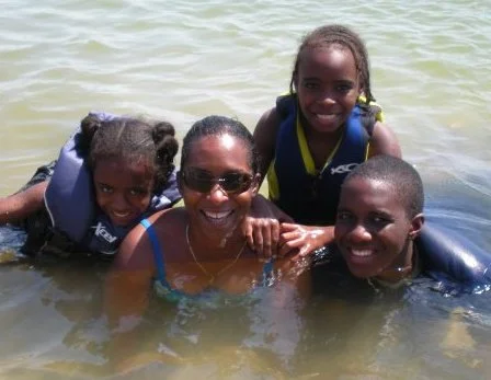 Joy on her first round of raising little kids, 2007