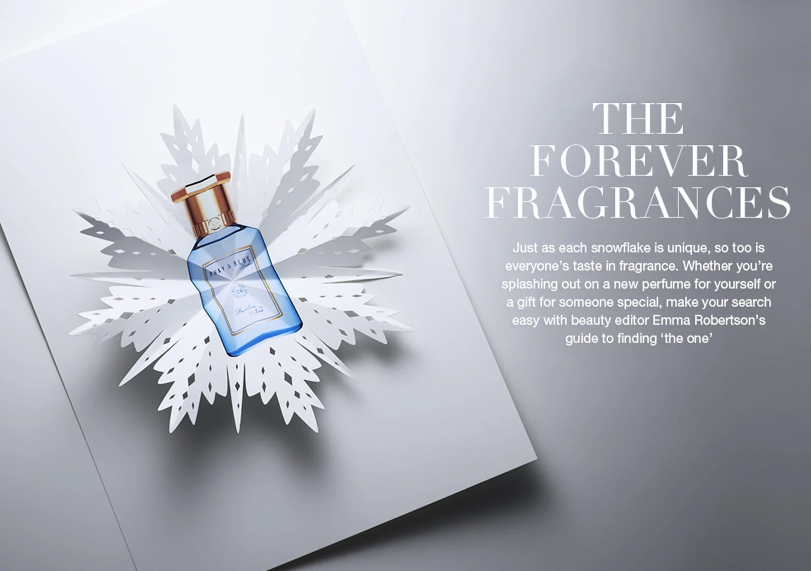 Marks and Spencer Fragrance digital editorial