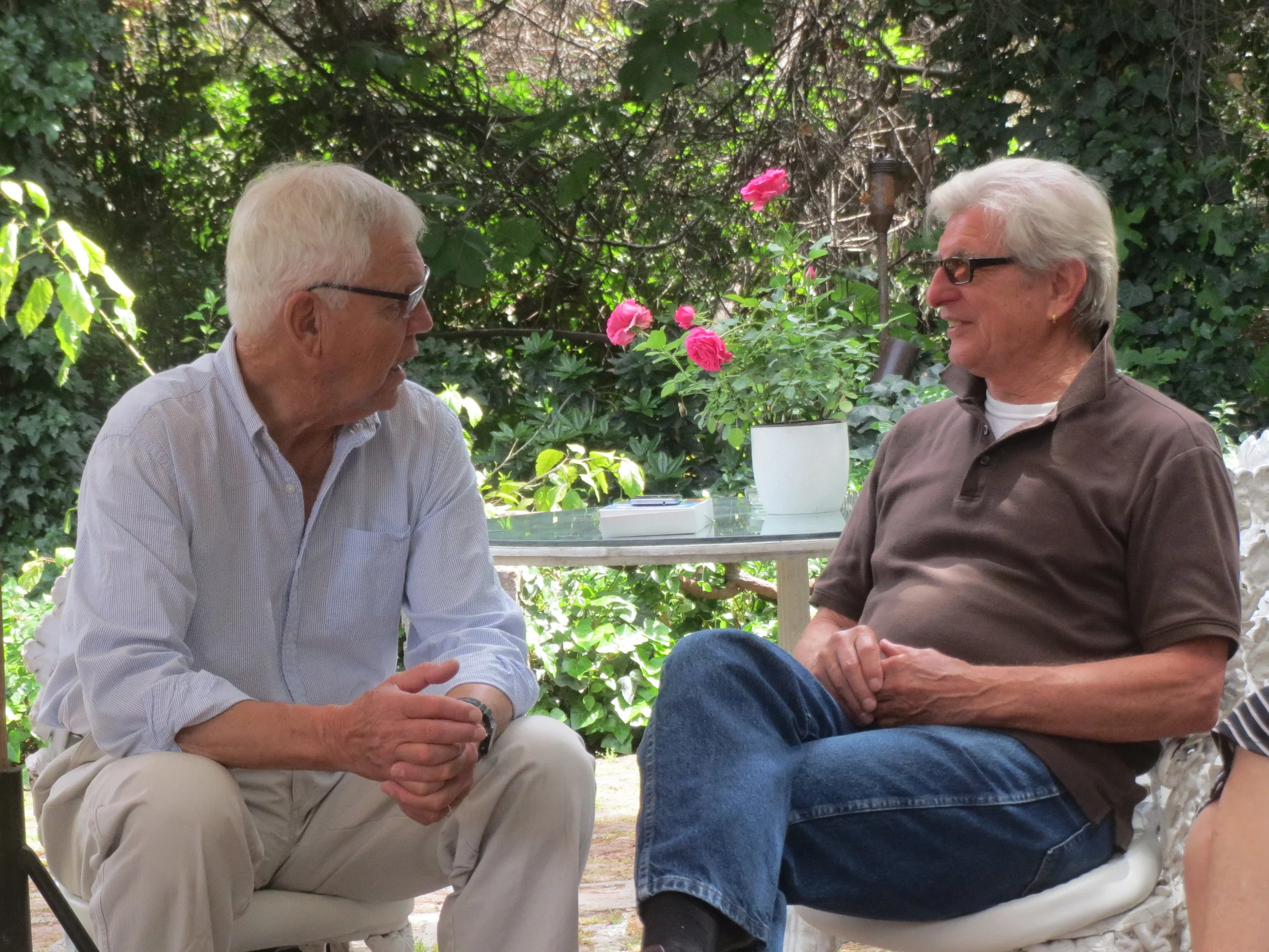 Chile - Santiago: Hotel Acacias de Viticura, Peace Corps Chile Group 23 Reunion; brunch; Robert Sellin and Karl Kindel