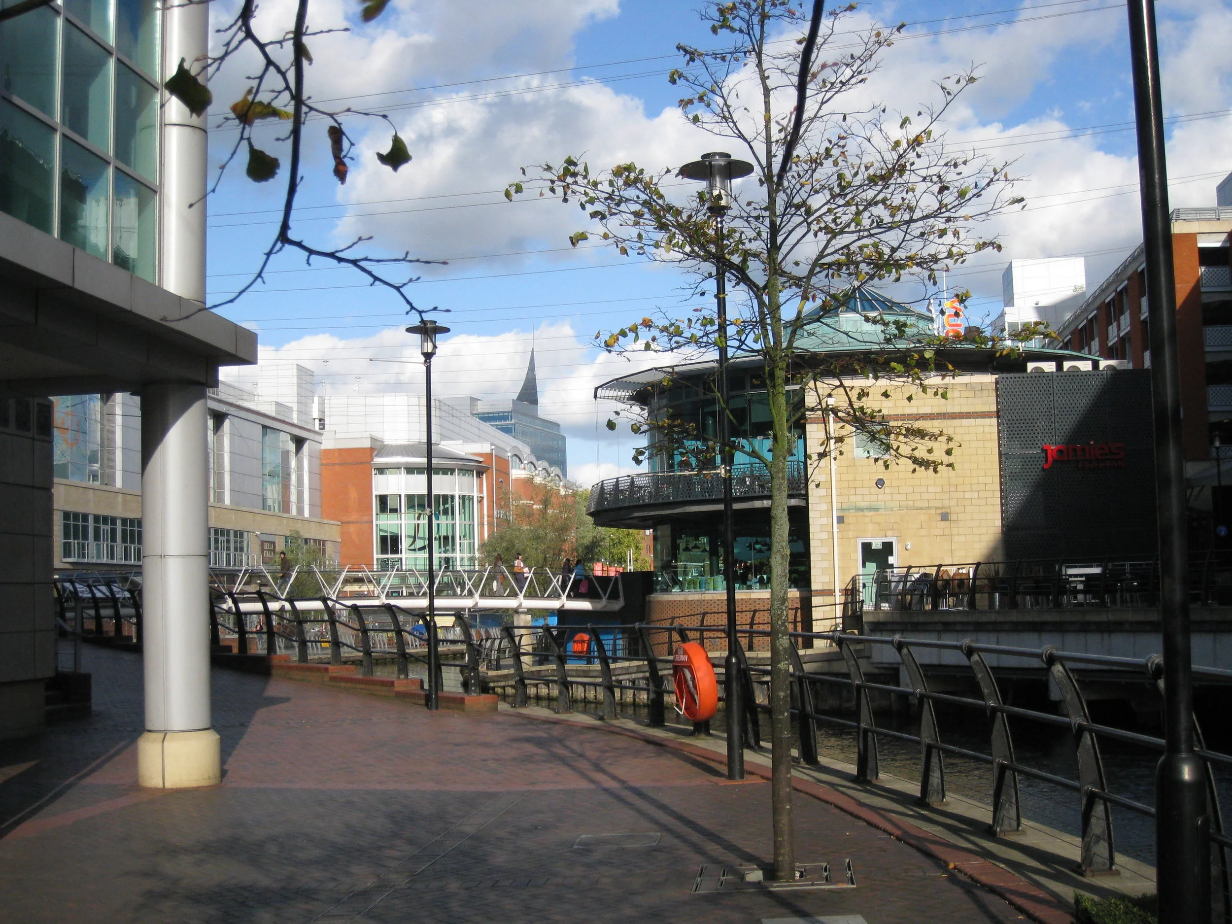  Reading--Along the canal in mid-downtown 