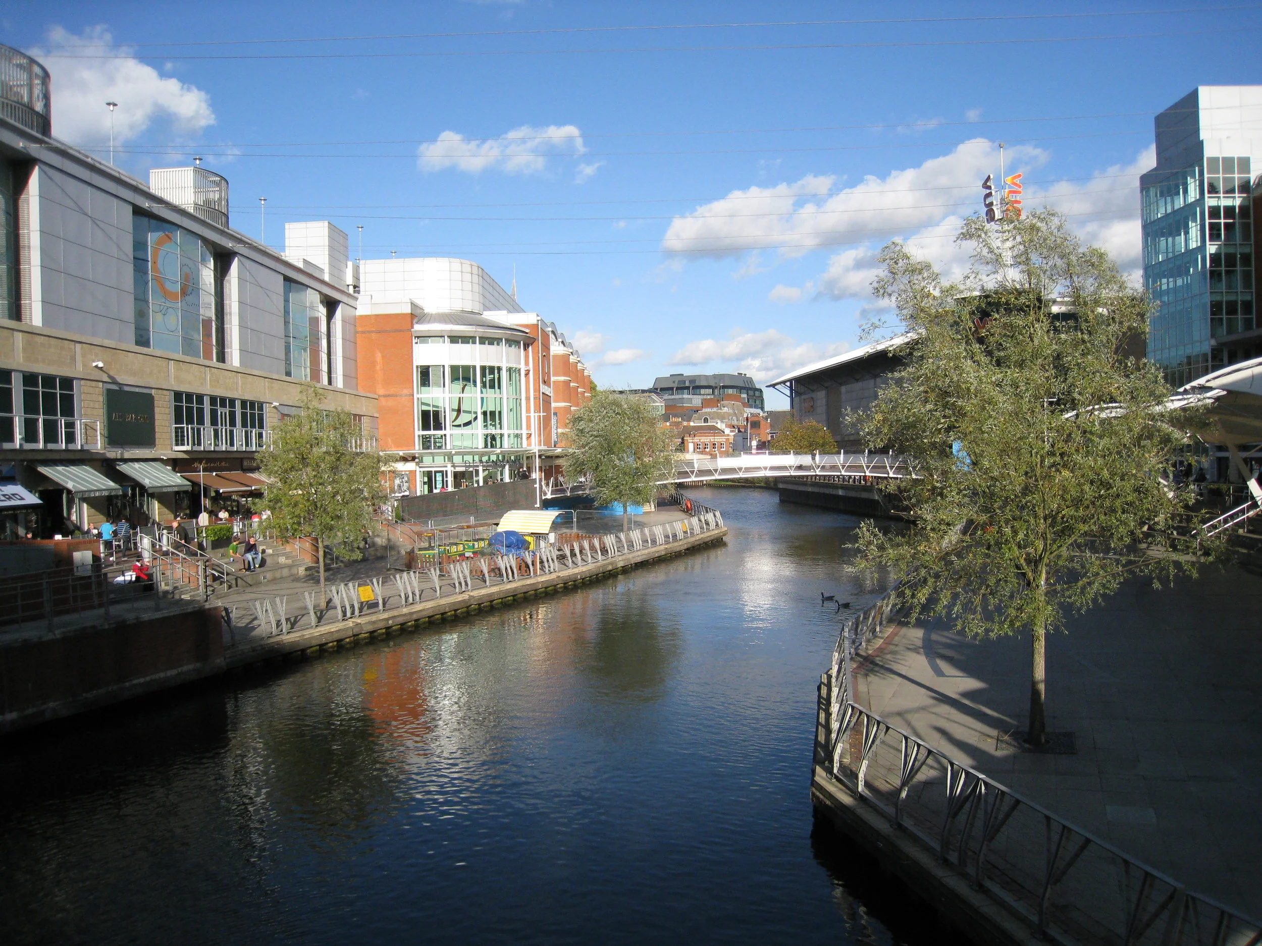  Reading--Along the canal in mid-downtown 