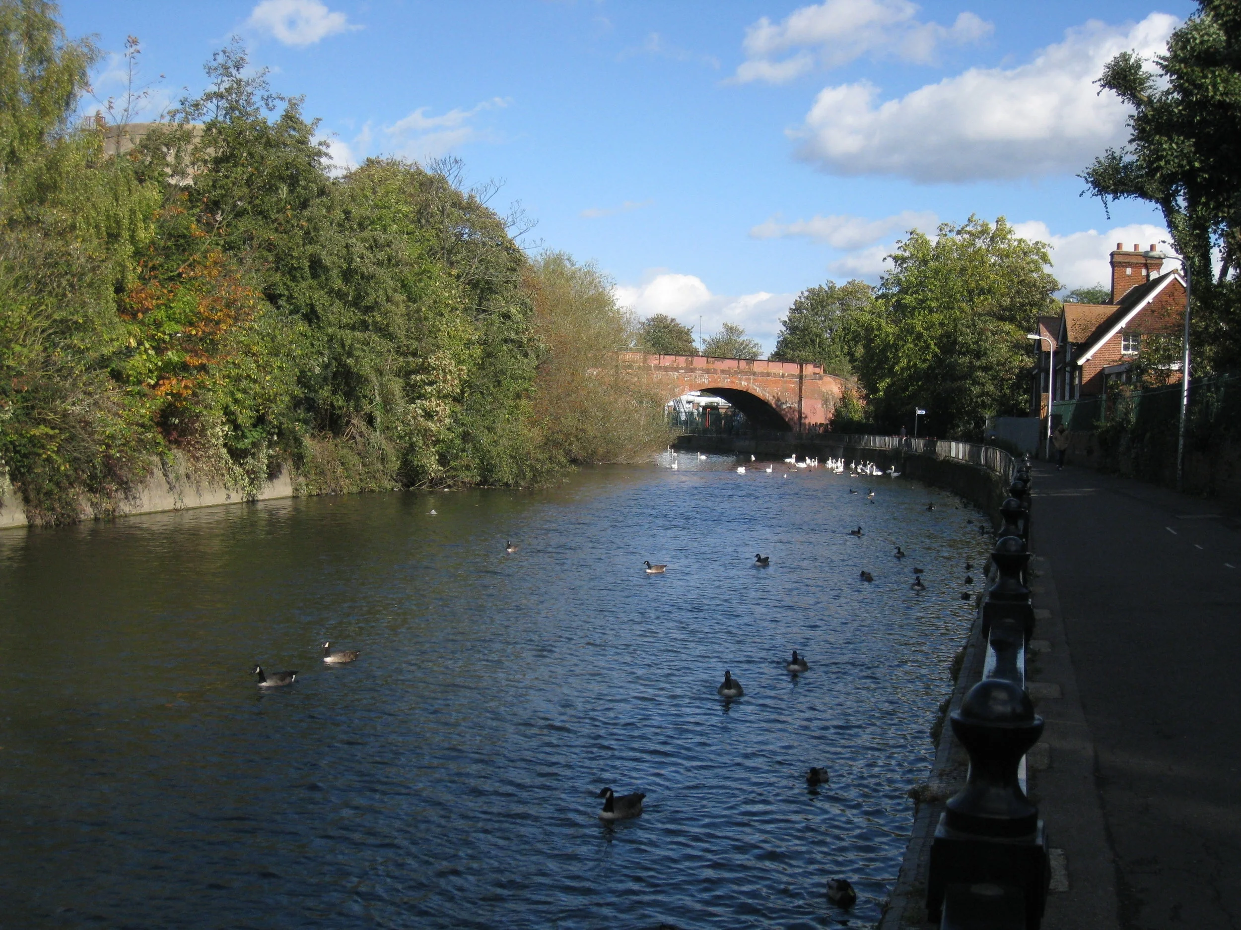  Reading--The railroad bridge over the canal 