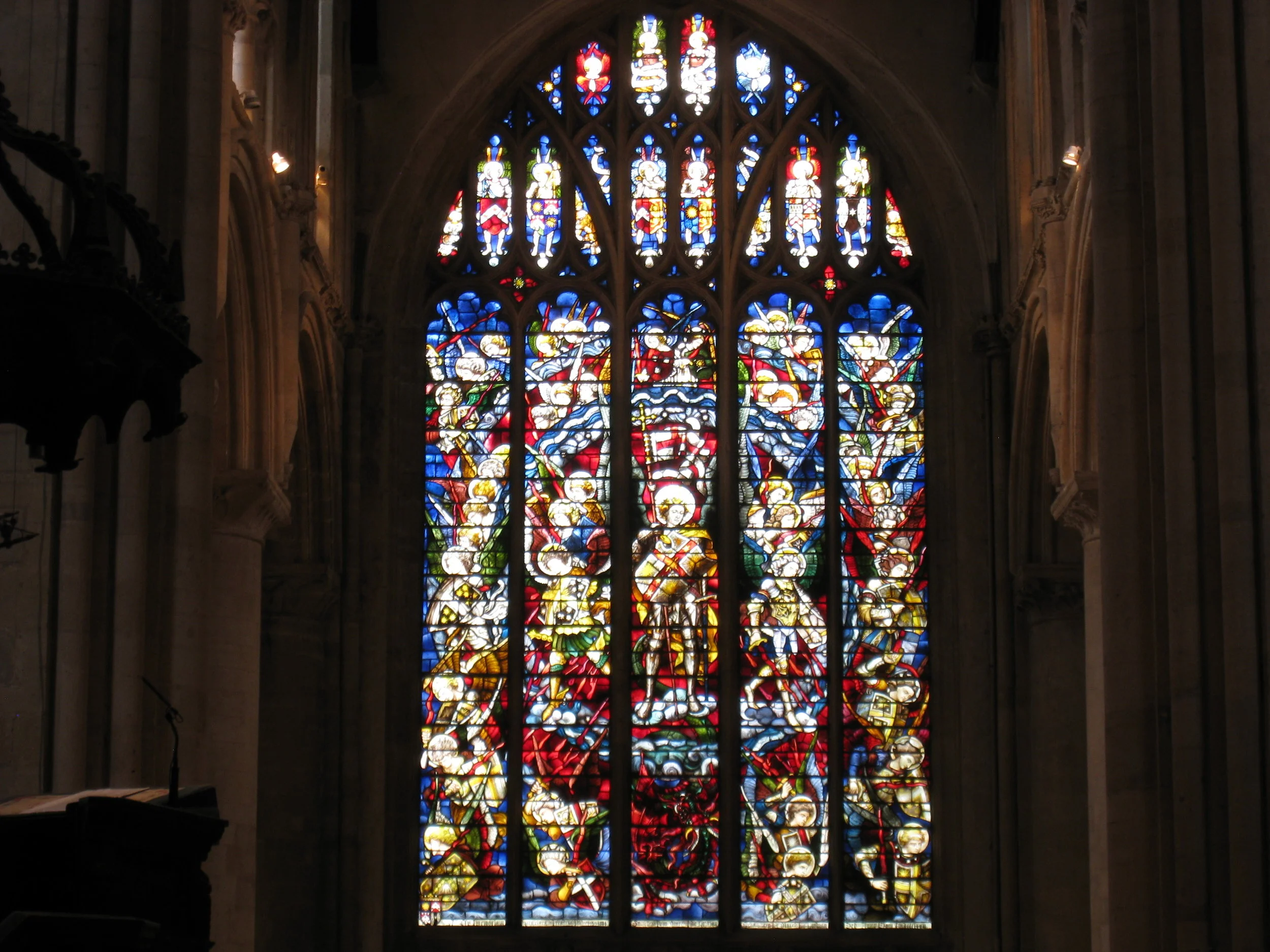  Christ Church College--Chapel window detail 