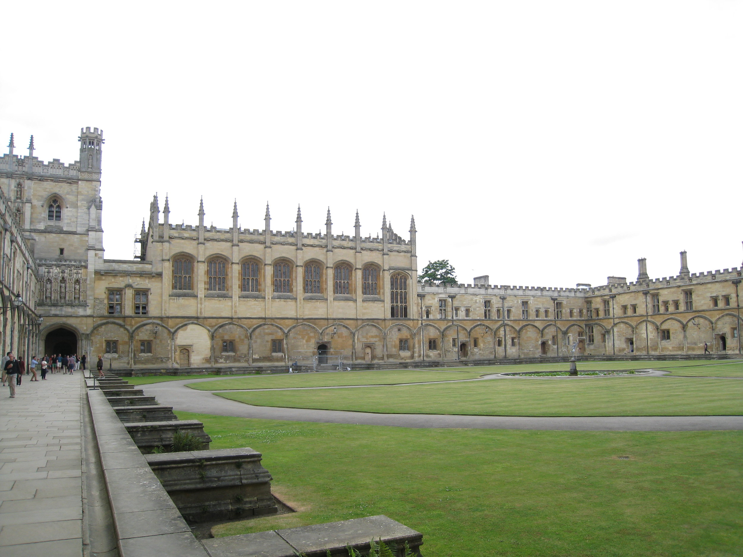  Christ Church College--Grounds and dorms on main quad 