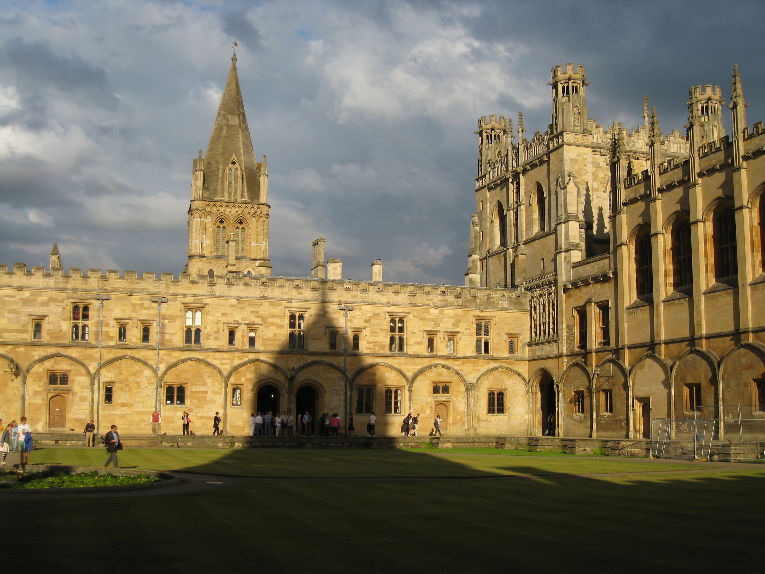  Christ Church College--Chapel from Main entryway 