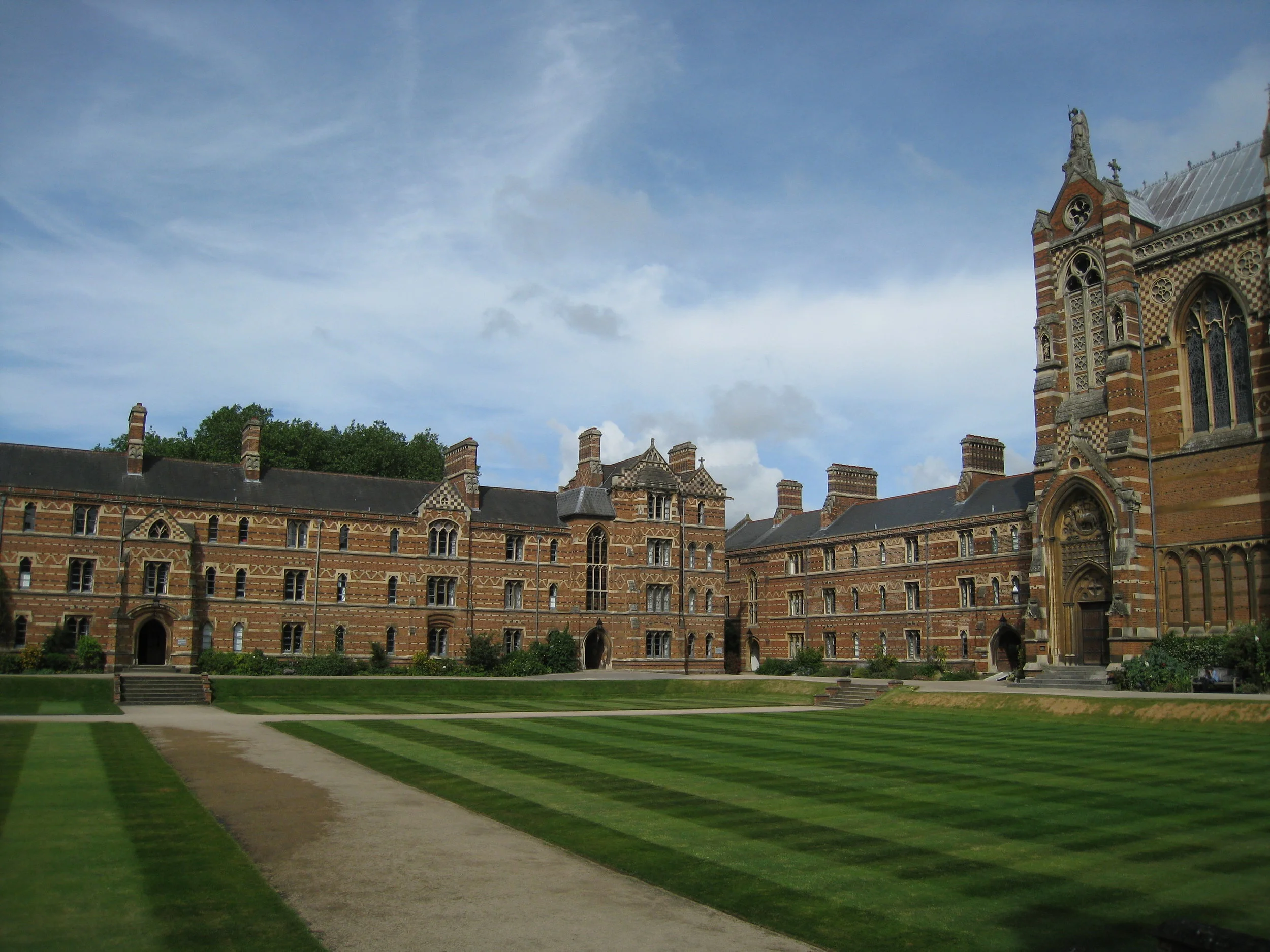  Keble College--Main Quad--Chapel and dorms 