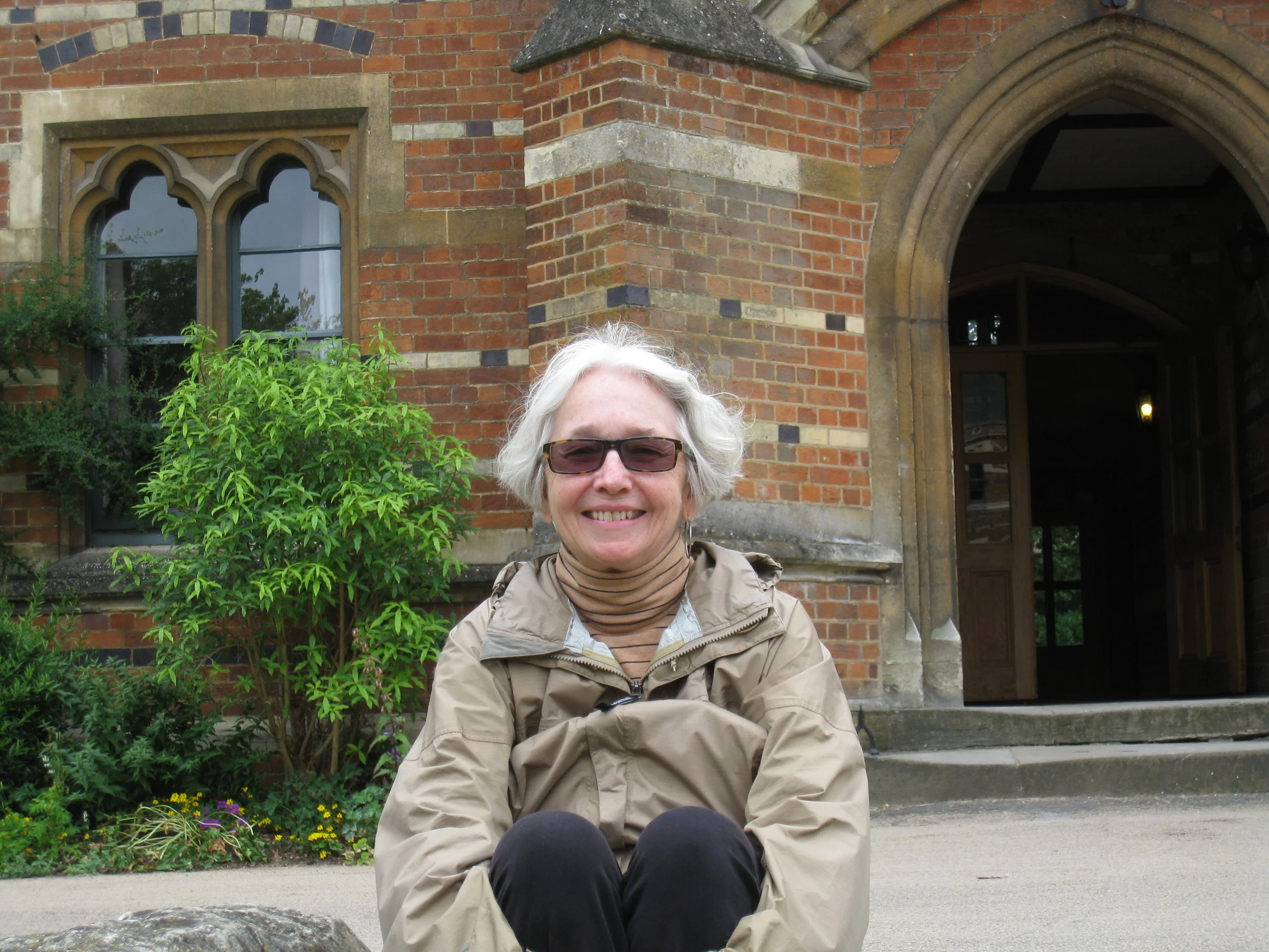  Keble College--Carrol in front of our dorm 