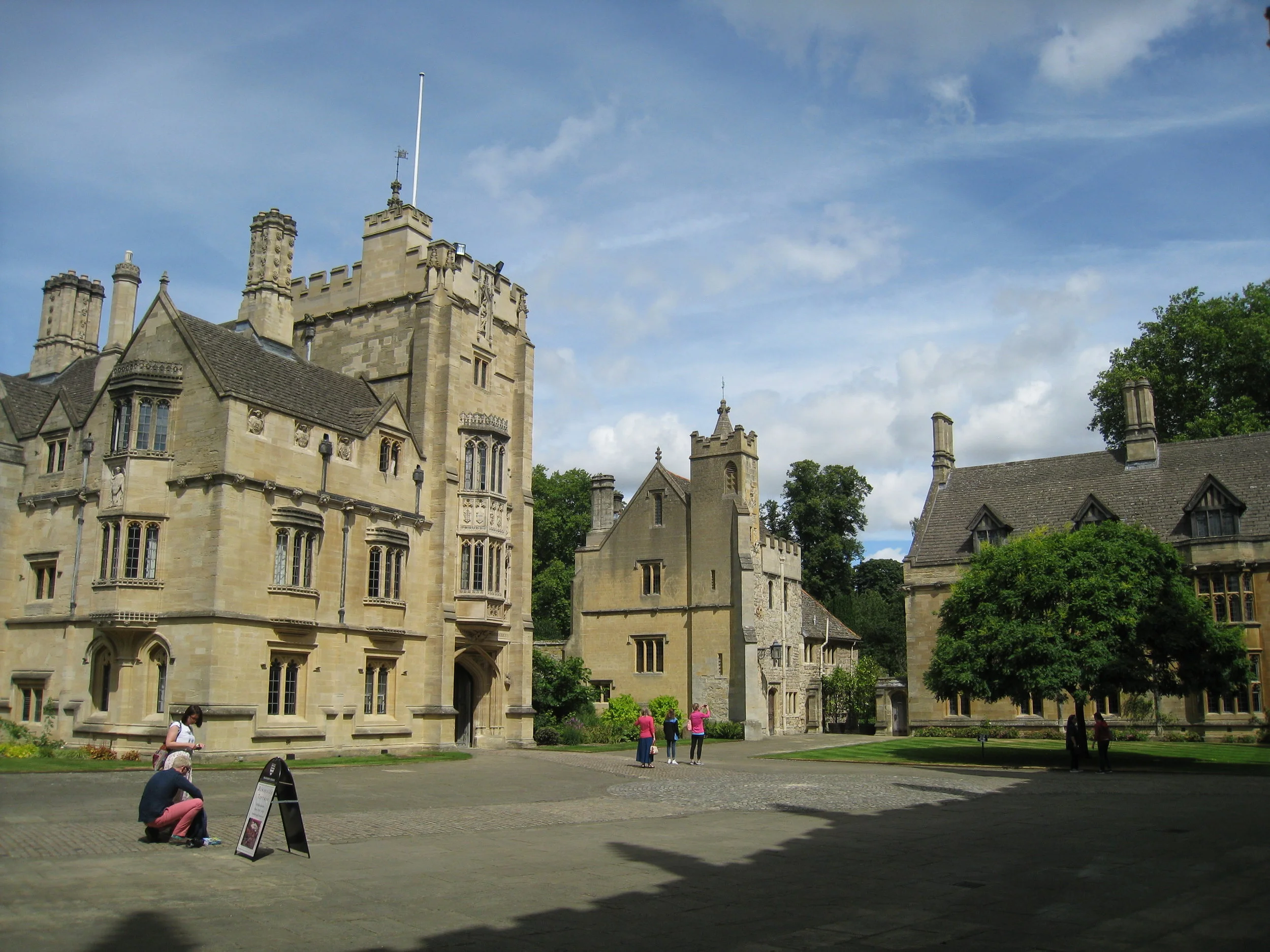  Magdalen College--Quad 