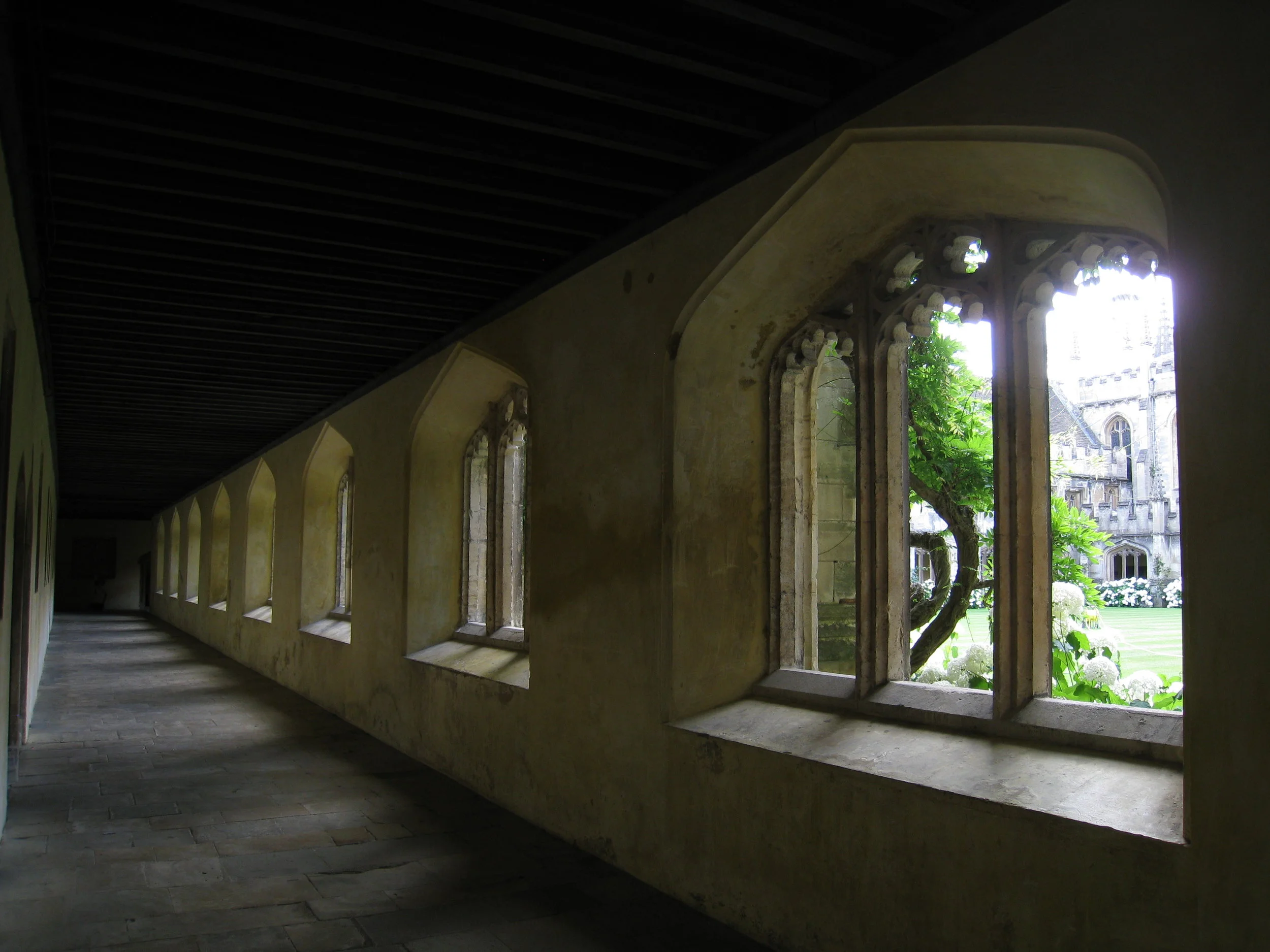  Magdalen College--Interior quad 