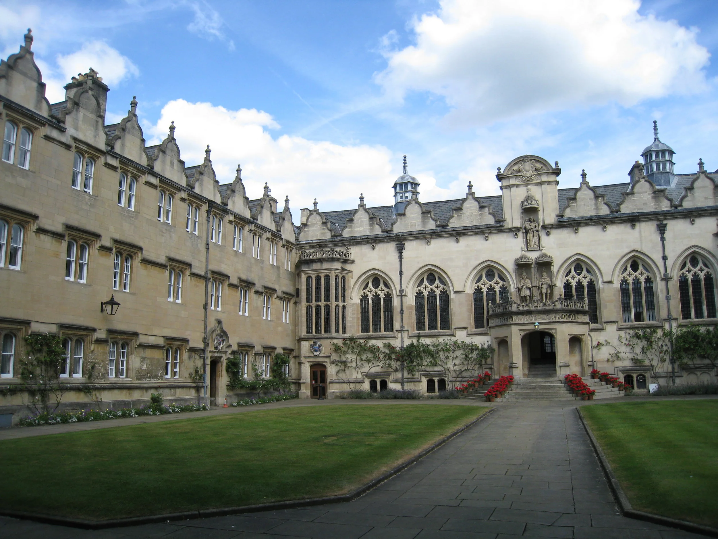  Oriel College--Quad 