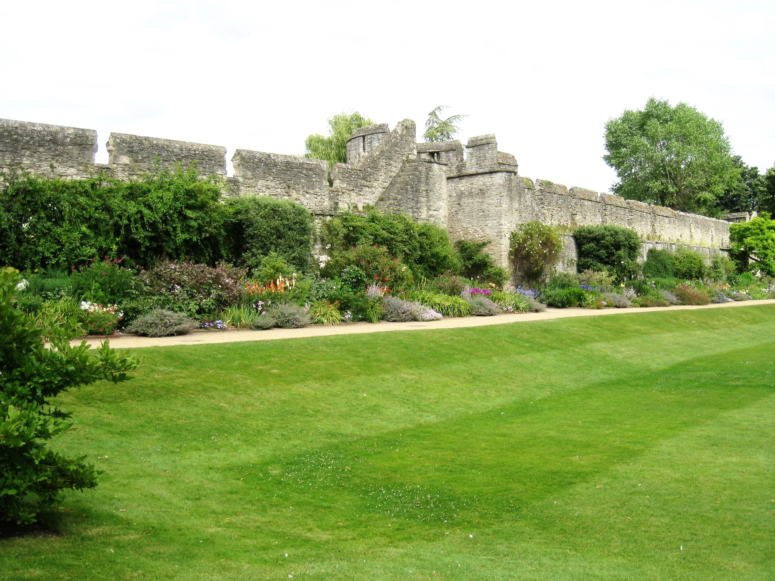  New College--Grounds and city wall 