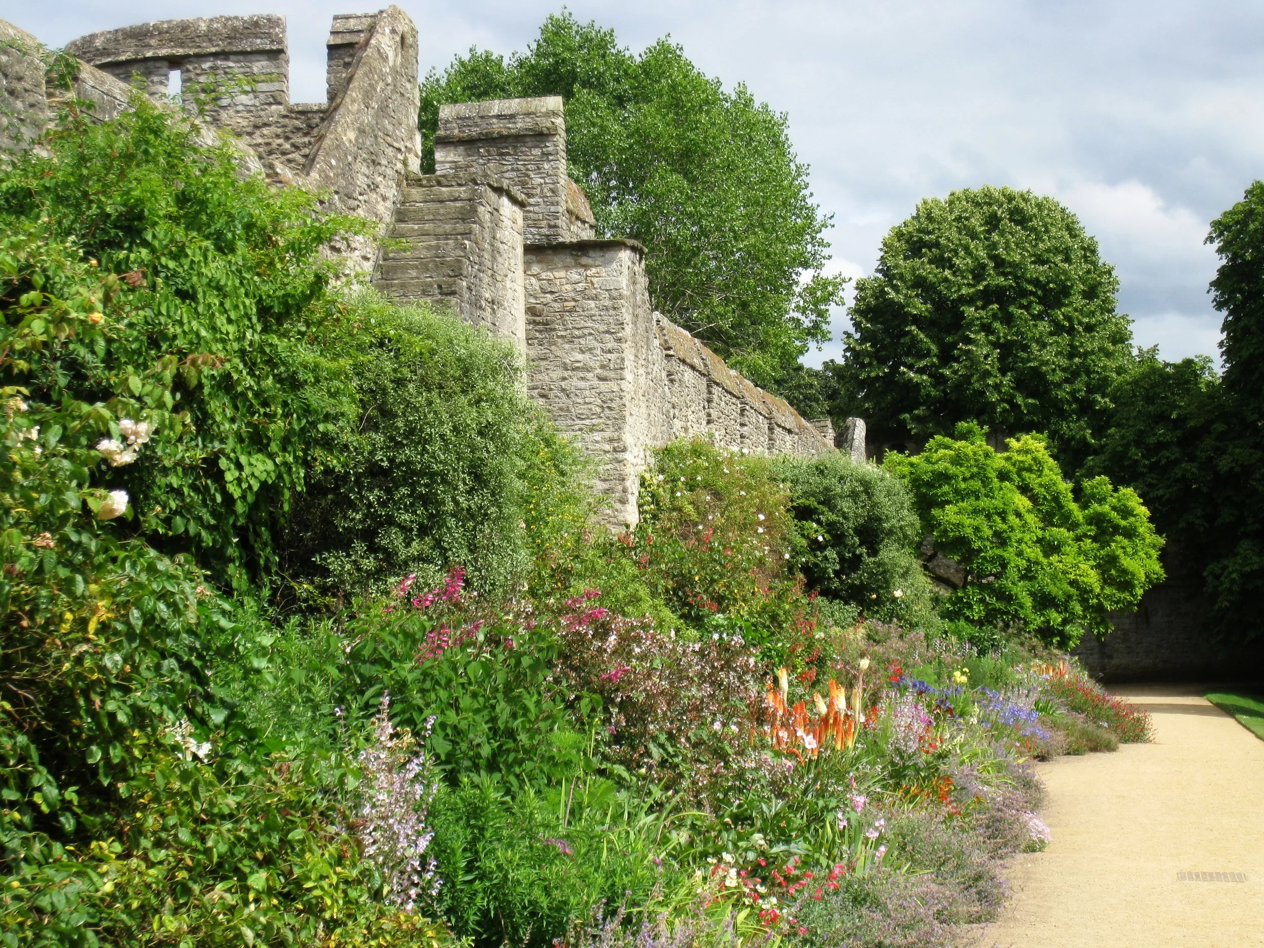  New College--Grounds and city wall 