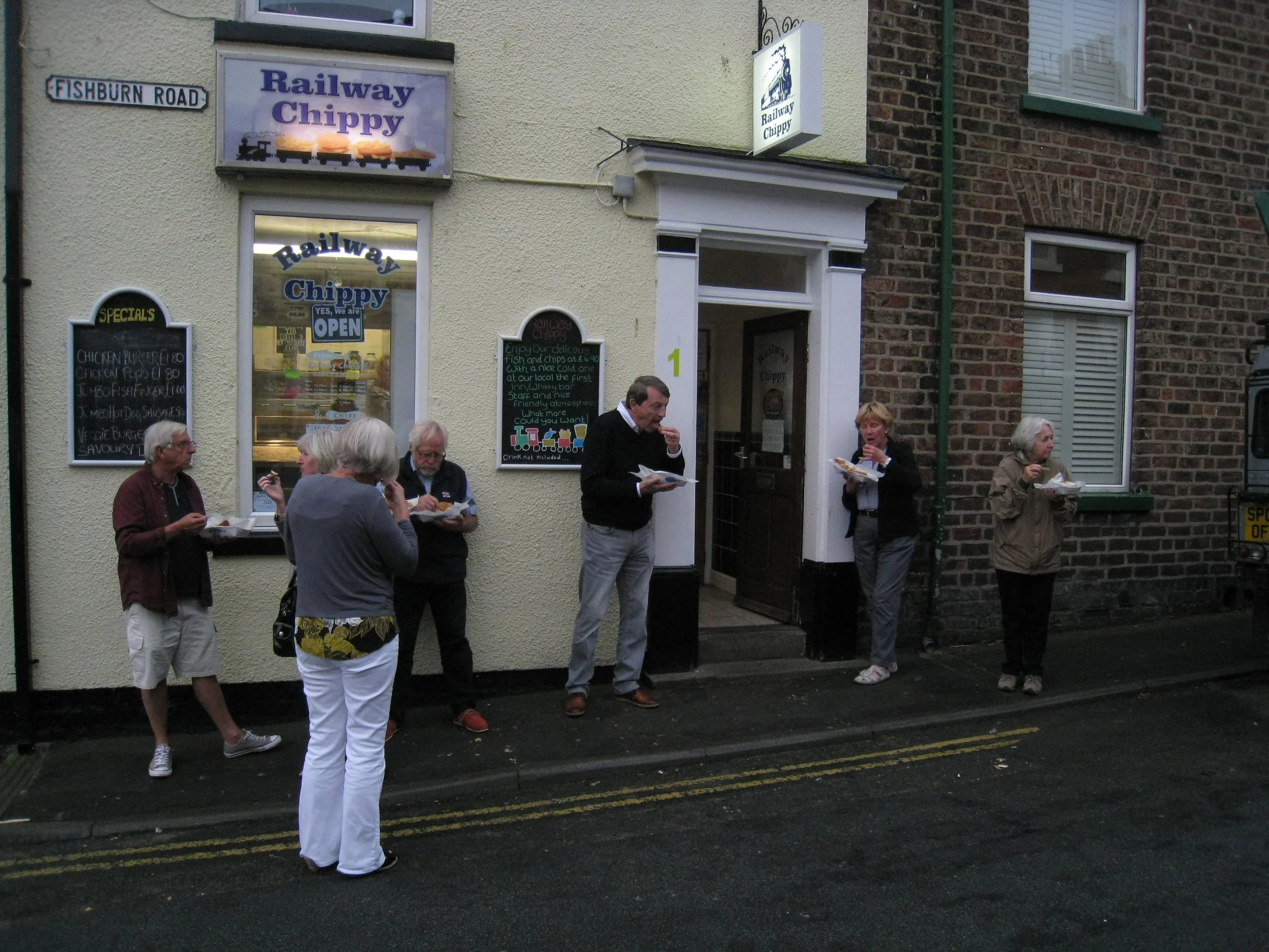  Dinner Break at the Chip House 