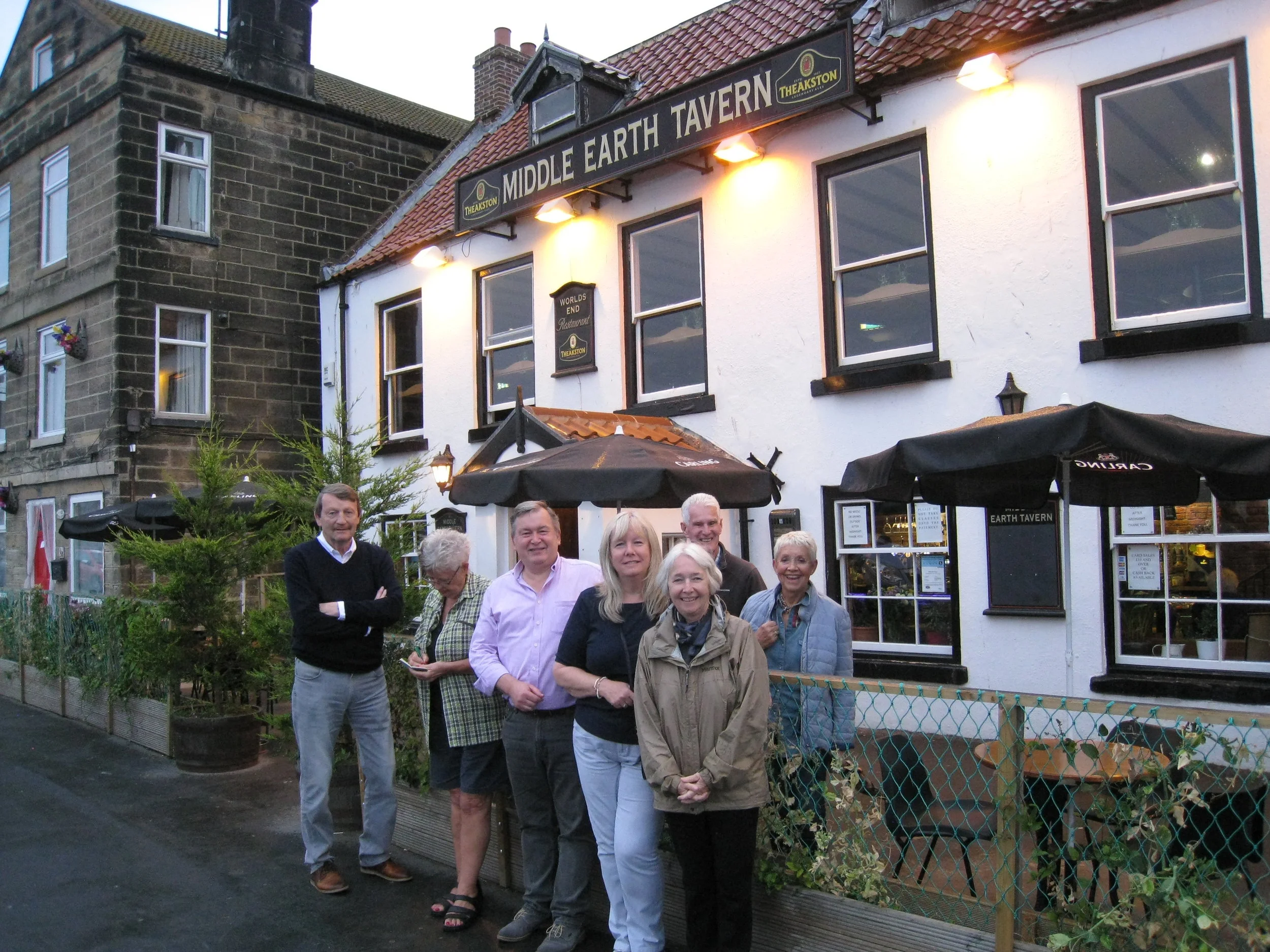  Middle Earth (where Kath and Tony Wood joined the group for a couple of pubs) 