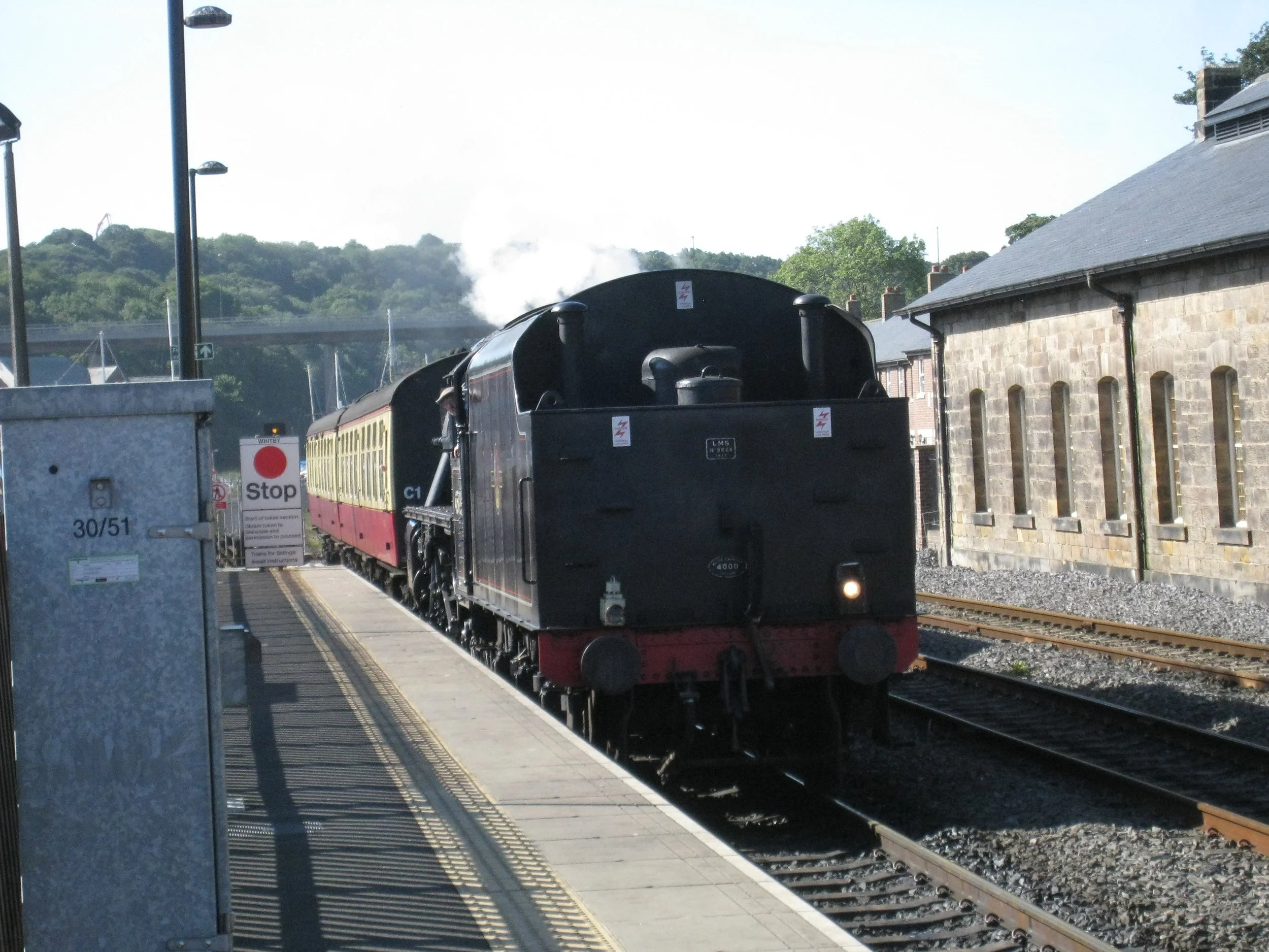  North Yorkshire Moors Railway--Whitby Station 