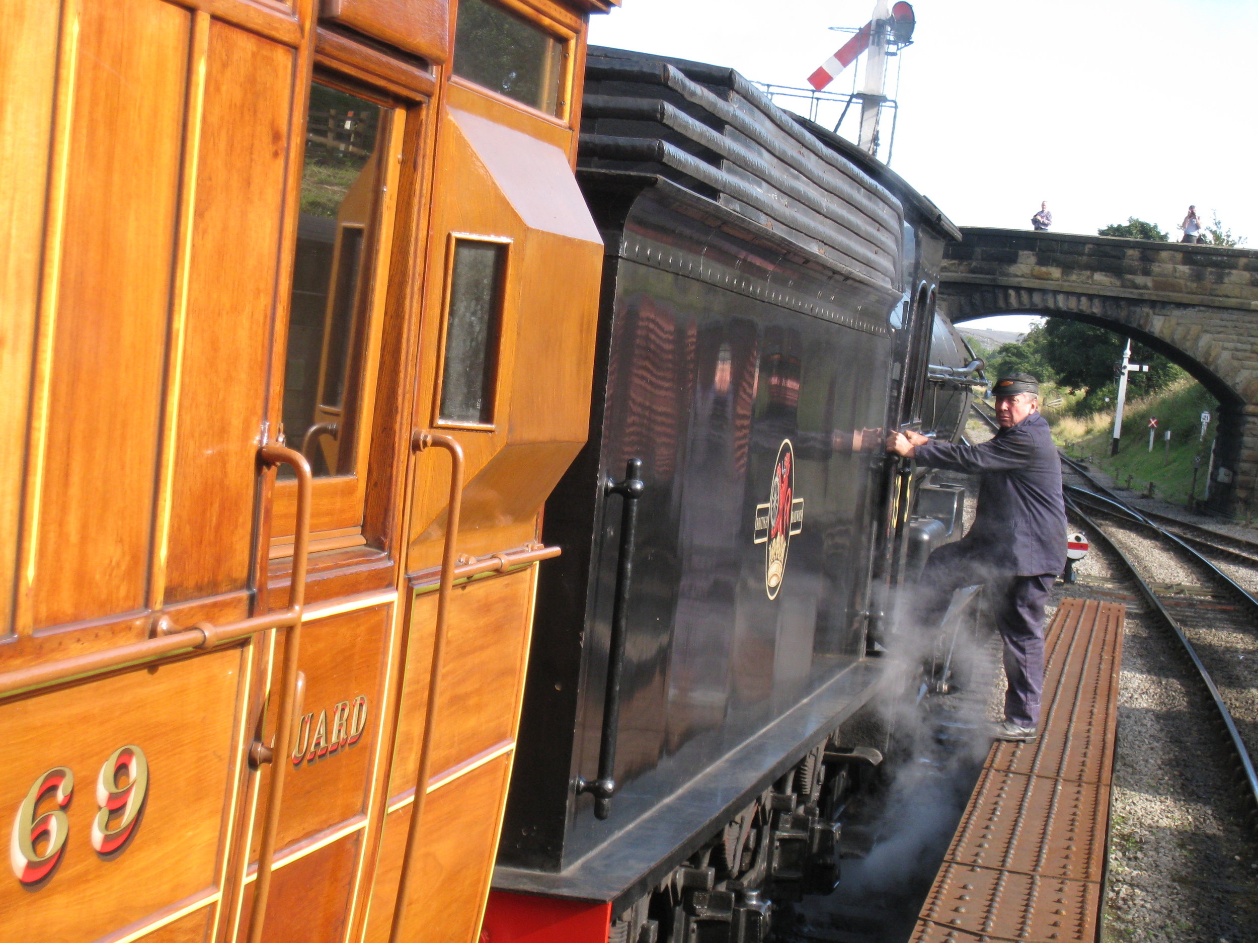  North Yorkshire Moors Railway--The Eric Treacy Locomotive--Grosmont Station 