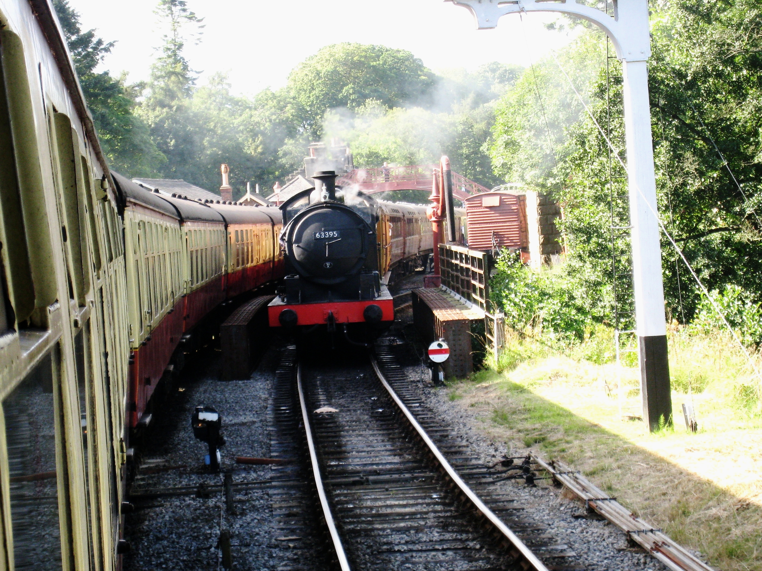  North Yorkshire Moors Railway--The Eric Treacy Locomotive--Grosmont Station 