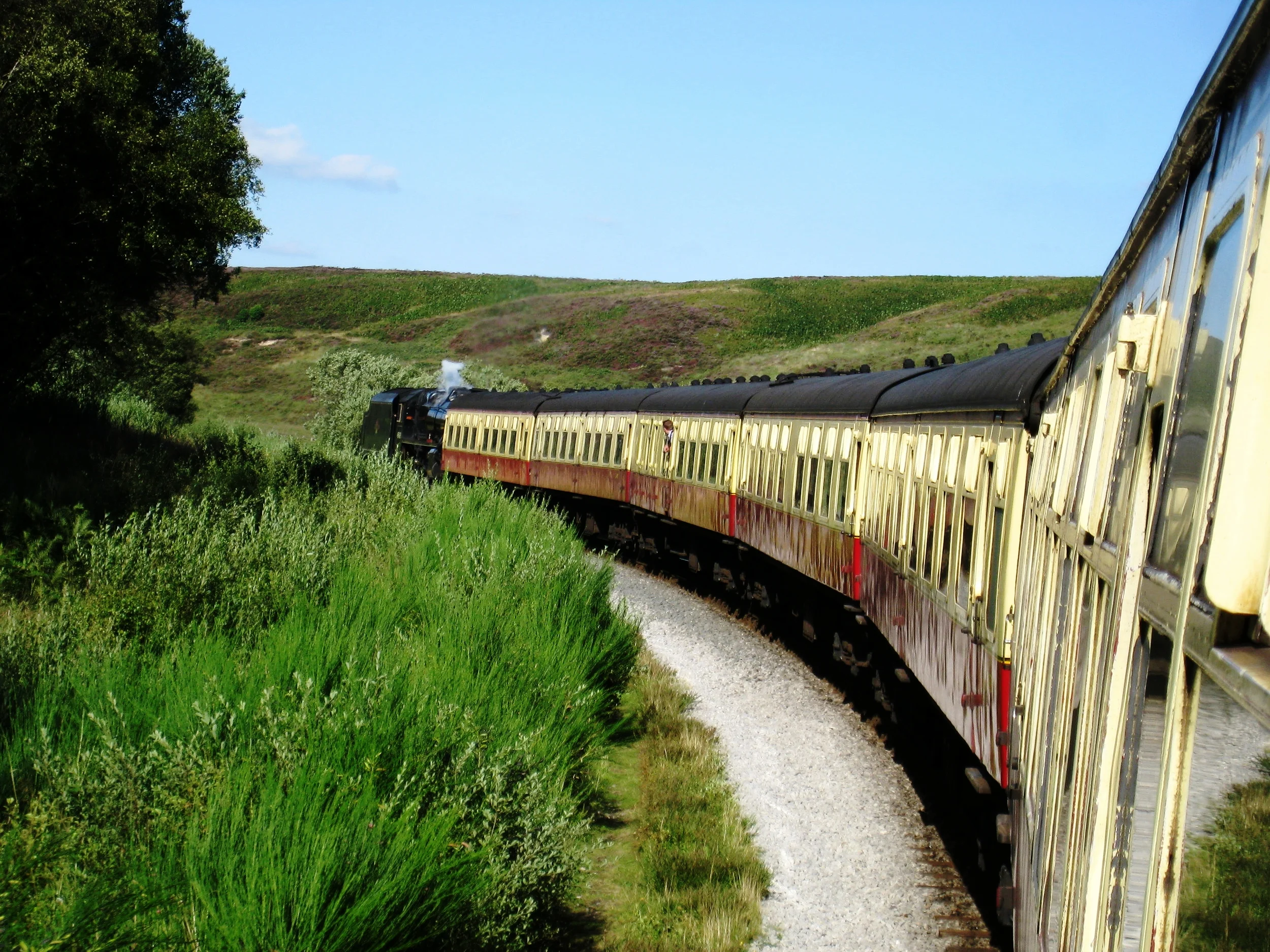  North Yorkshire Moors Railway--The Eric Treacy Locomotive--High on the Moors 