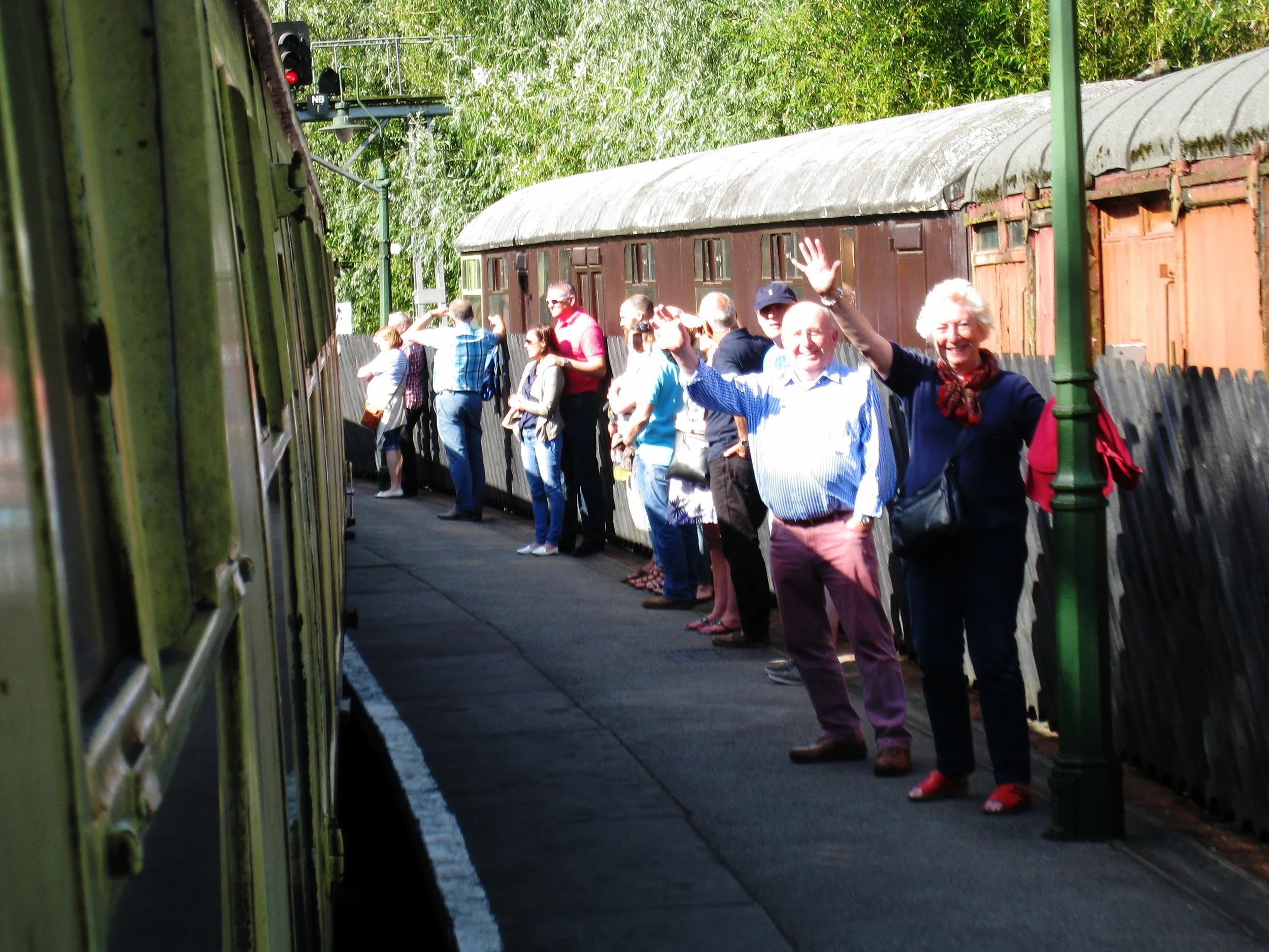  North Yorkshire Moors Railway--The Eric Treacy Locomotive--Pickering Station--Graham and Peter 