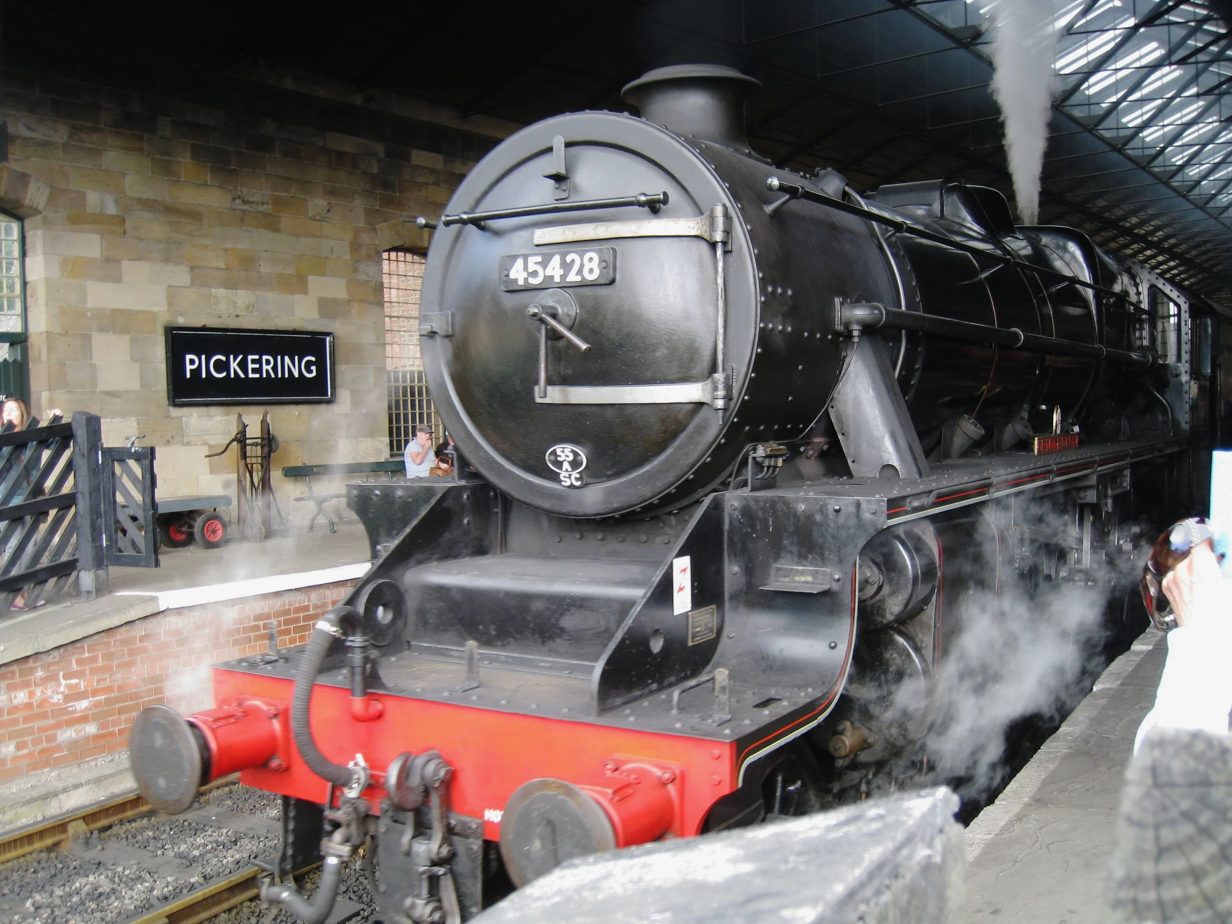  North Yorkshire Moors Railway--The Eric Treacy Locomotive--Pickering Station 