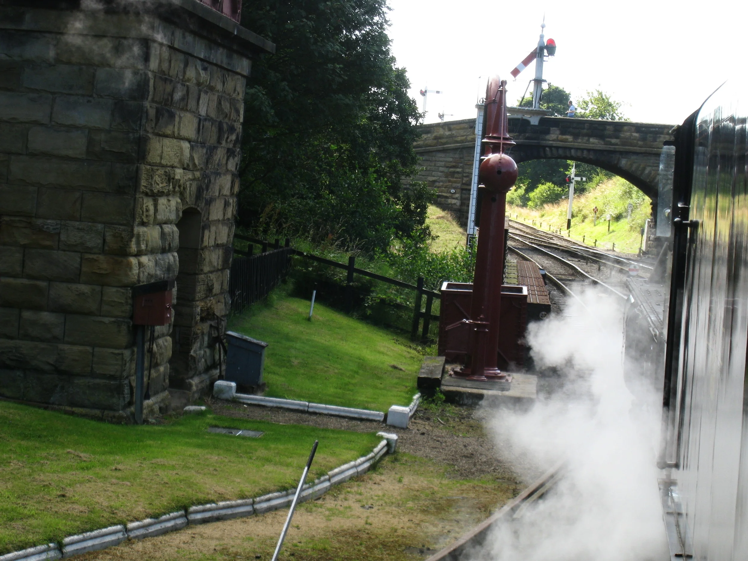  North Yorkshire Moors Railway--The Eric Treacy Locomotive--Going up to the Moors 