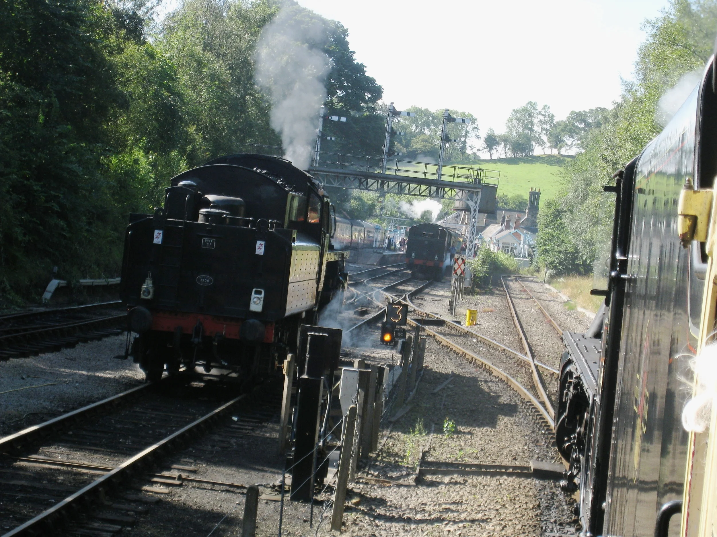  North Yorkshire Moors Railway--The Eric Treacy Locomotive--Grosmont Station 
