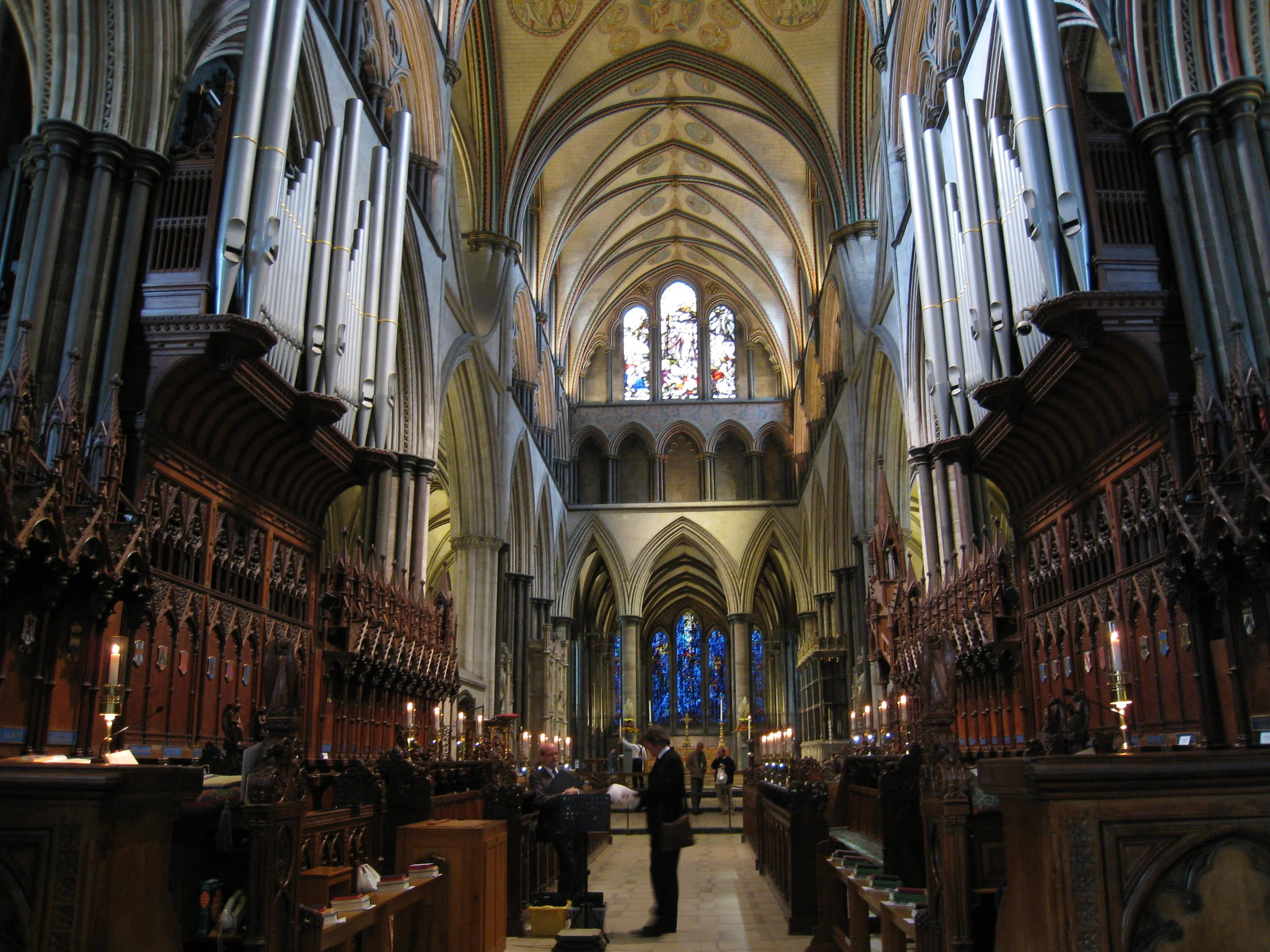  Salisbury--Inside the Cathedral 