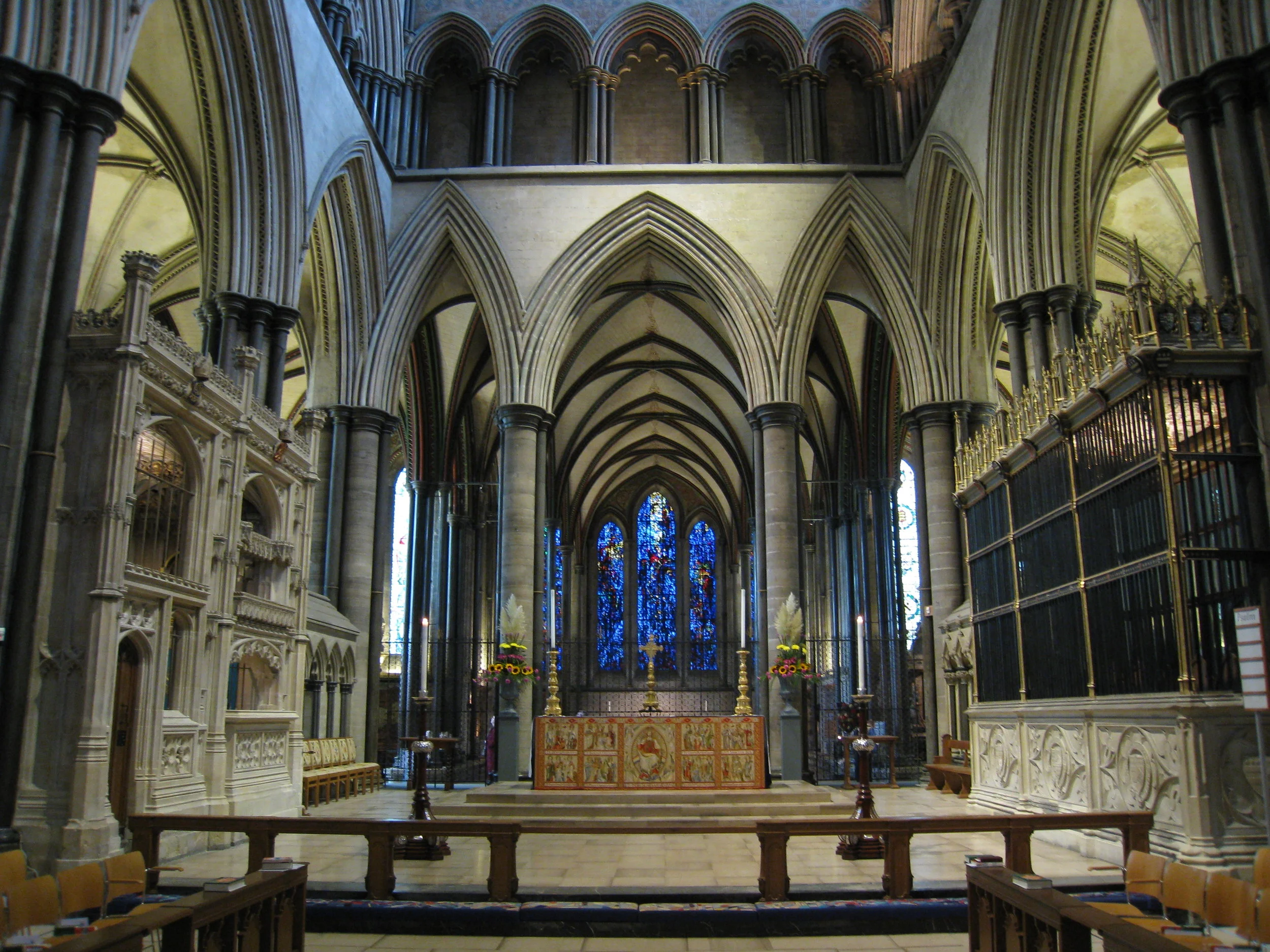  Salisbury--Inside the Cathedral 