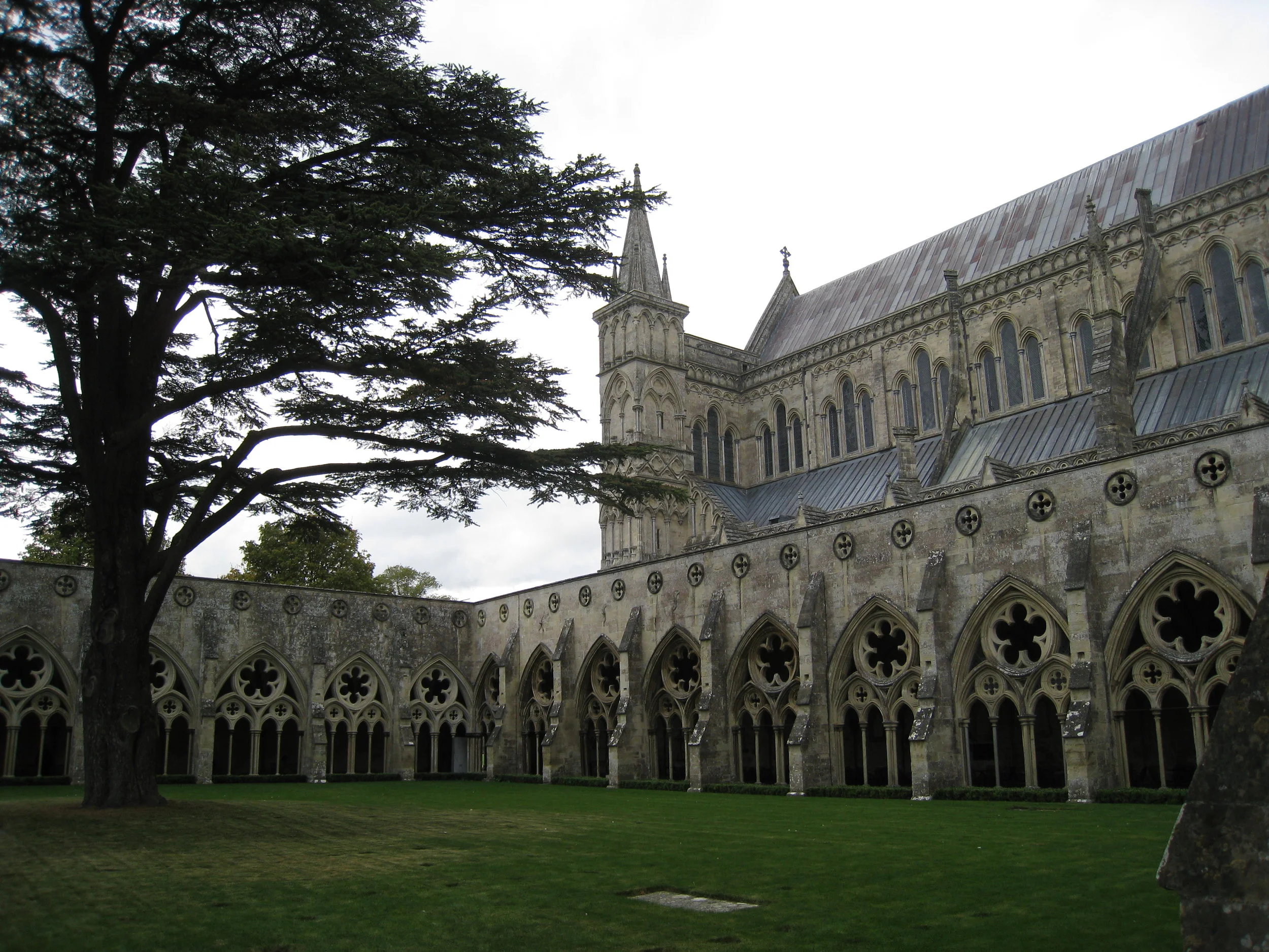  Salisbury--The Cathedral grounds 