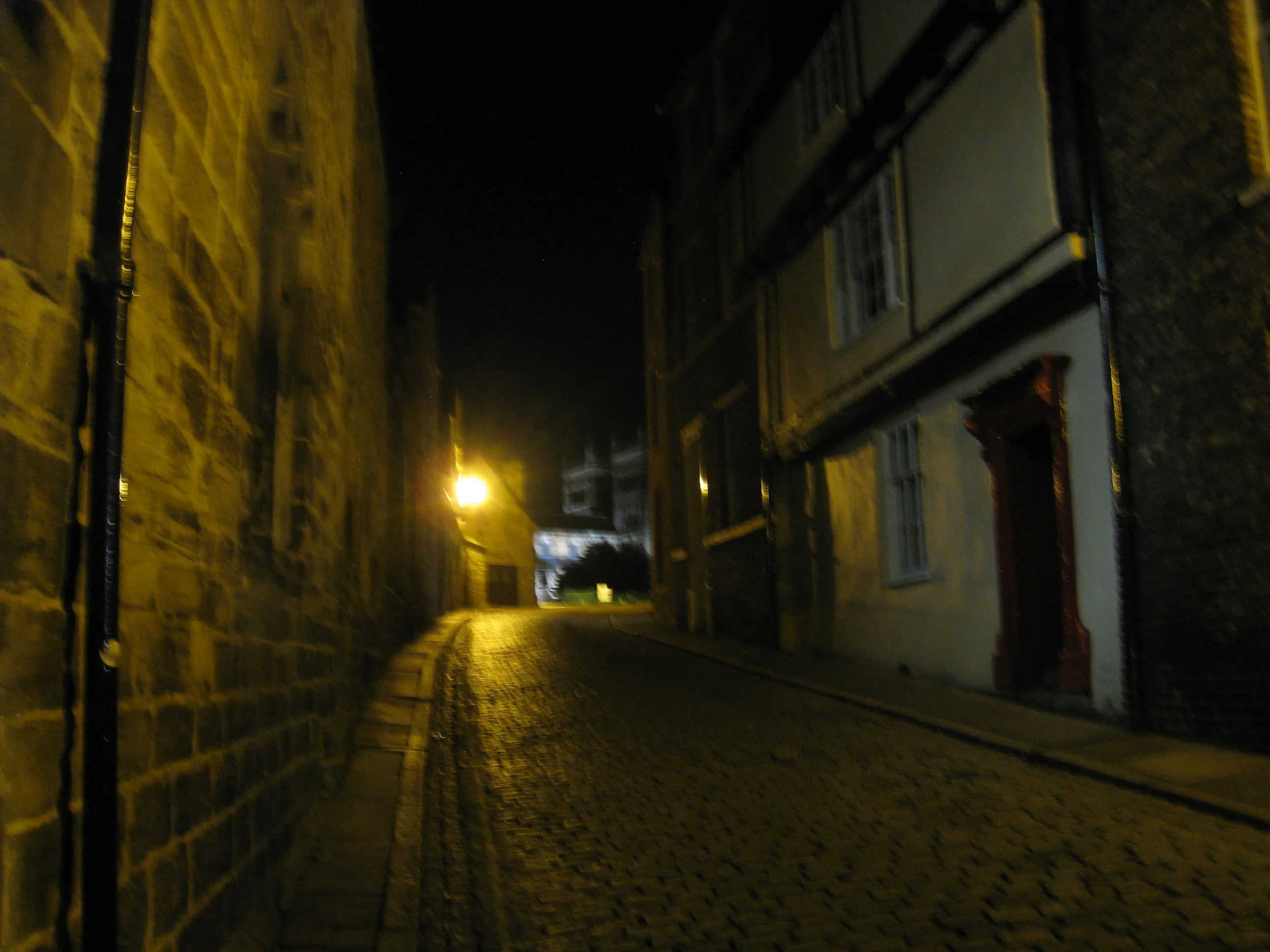  Durham--Night street scene 