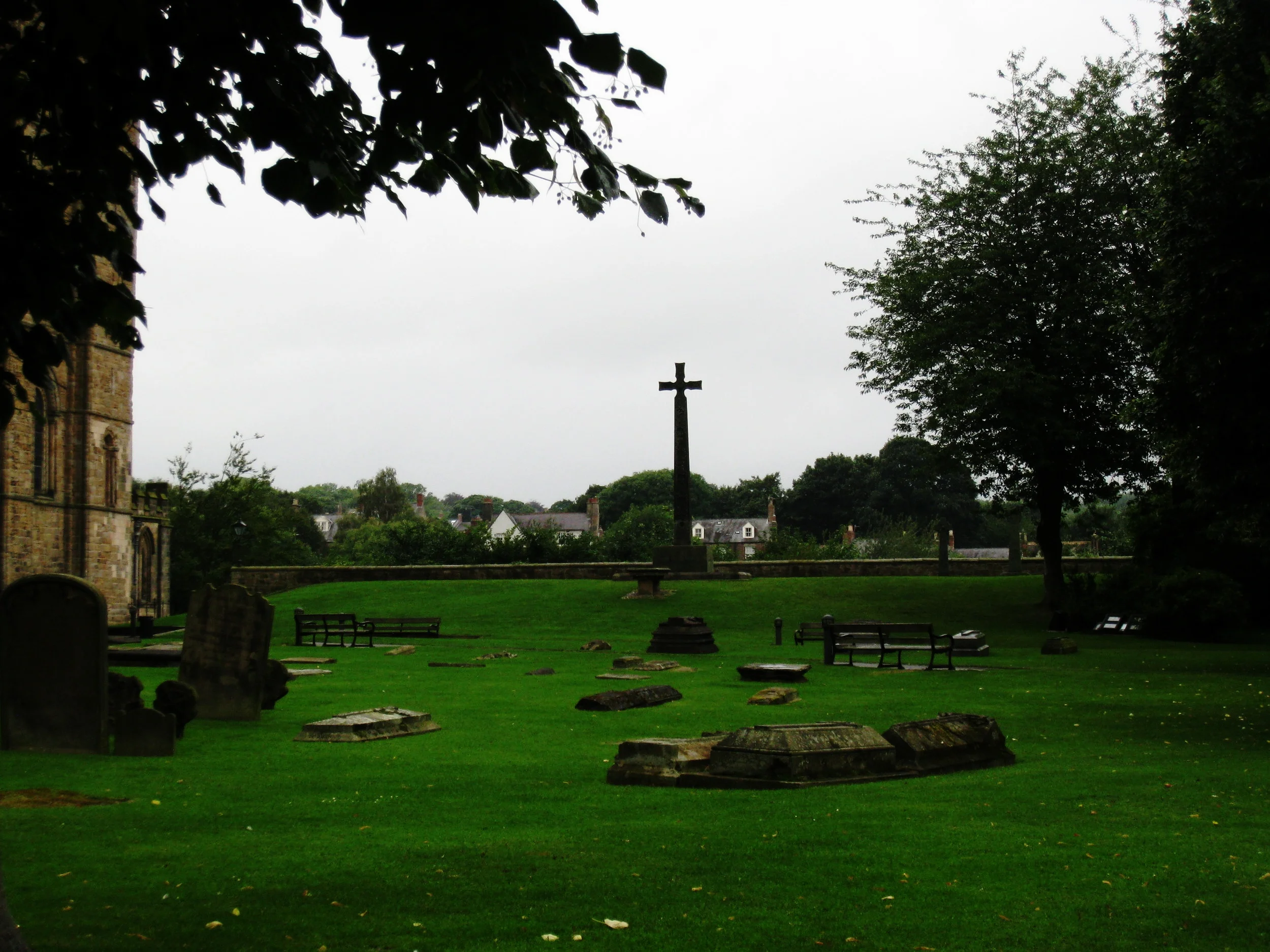  Durham--Cathedral exterior yard 