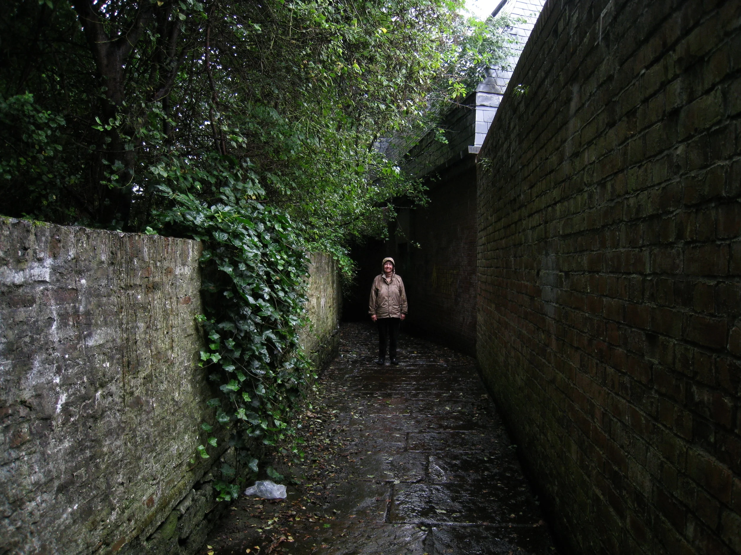  Durham--One of the small passageways--Carrol Benner Kindel 