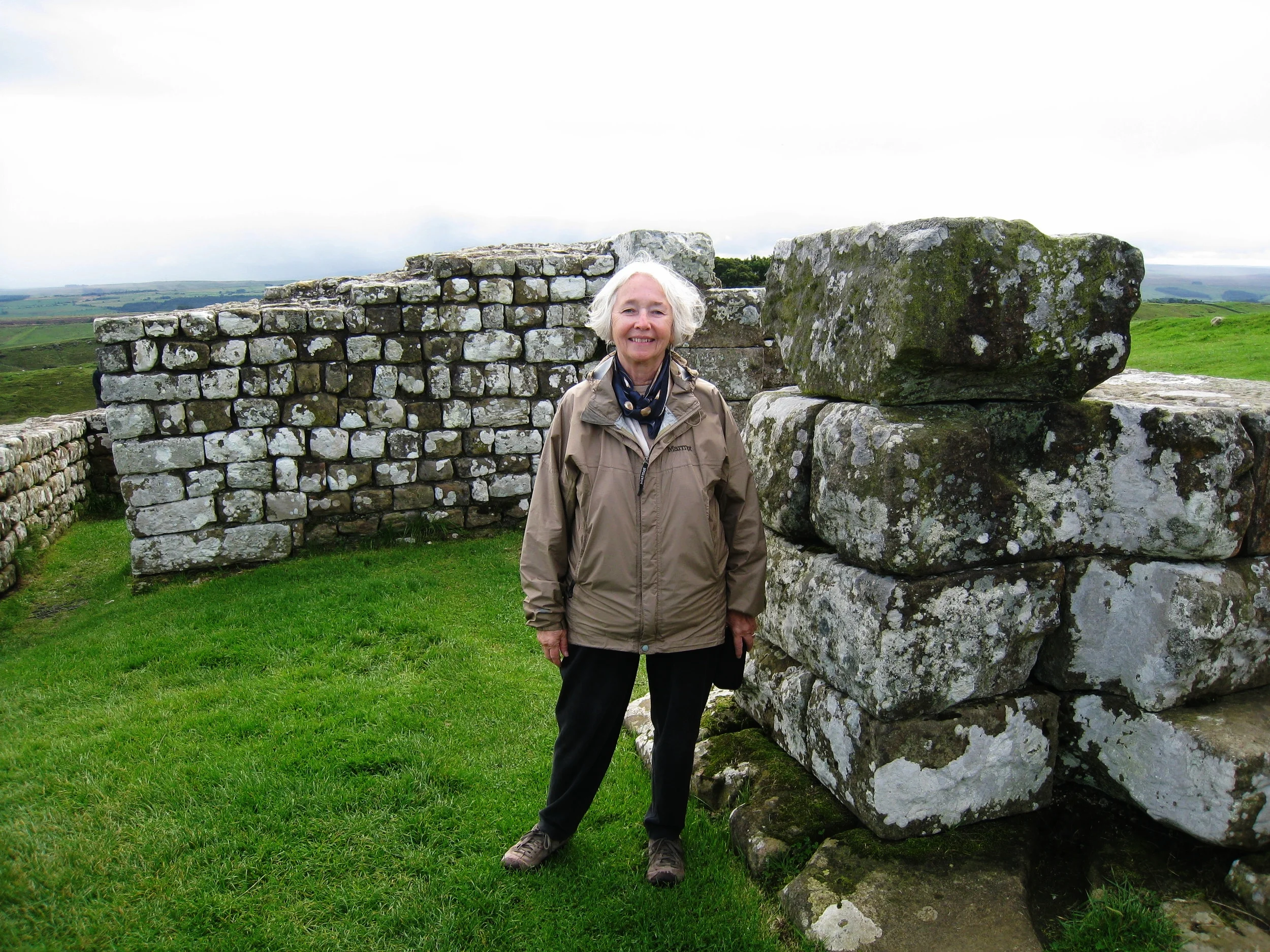  Hadrian's Wall--Roman Ruins and Carrol Benner Kindel 