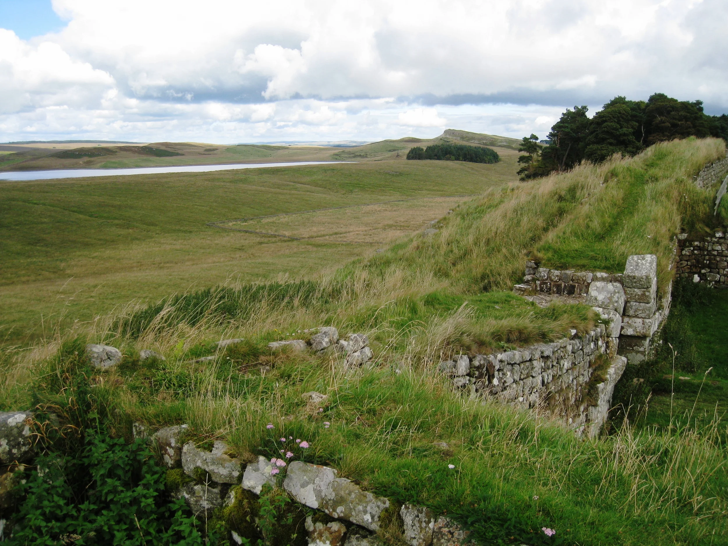  Hadrian's Wall--The Wall and the view 