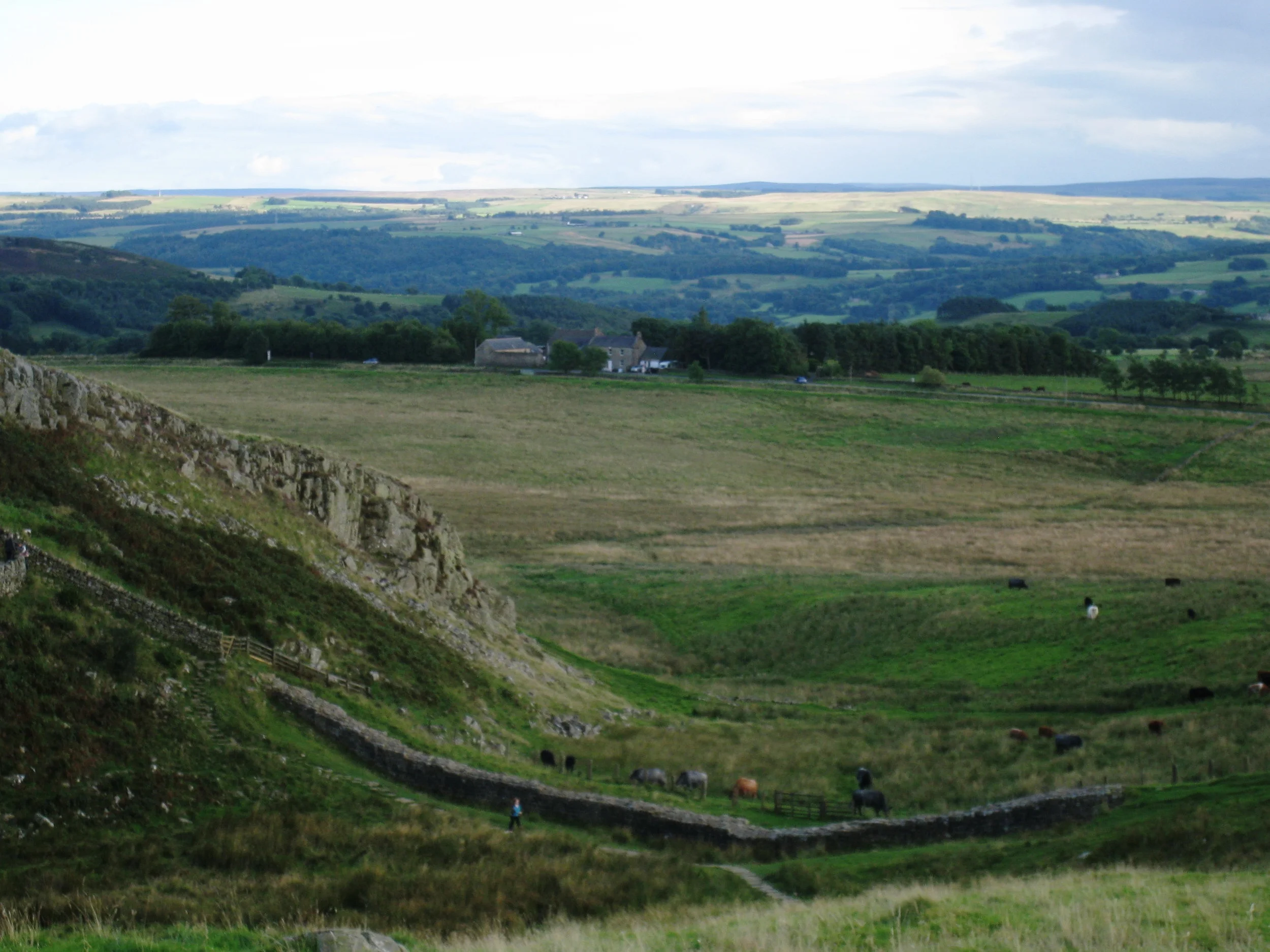  Hadrian's Wall--At the Steel Rig with the view to the south (inside) 