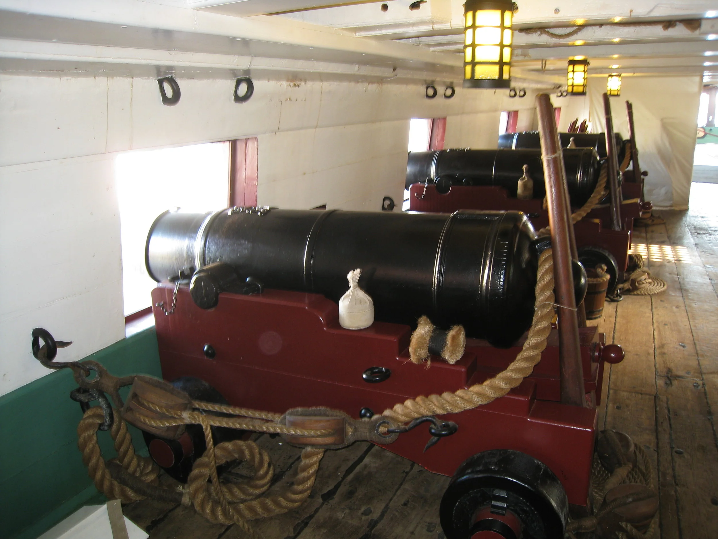  Hartlepool--The Trincomalee--Fully restored warship--Period guns 