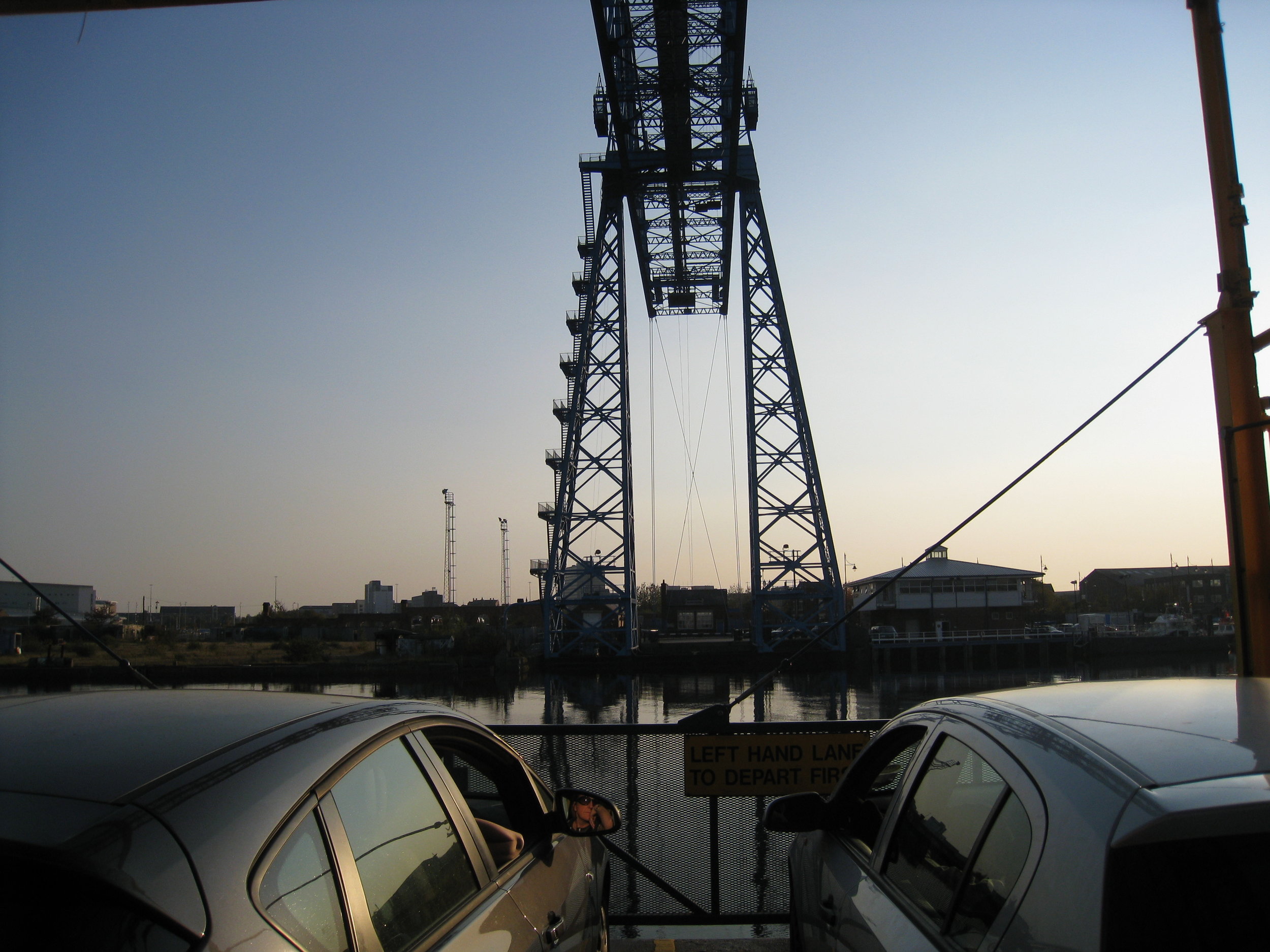  Middlesbrough--On theTransporter Bridge 