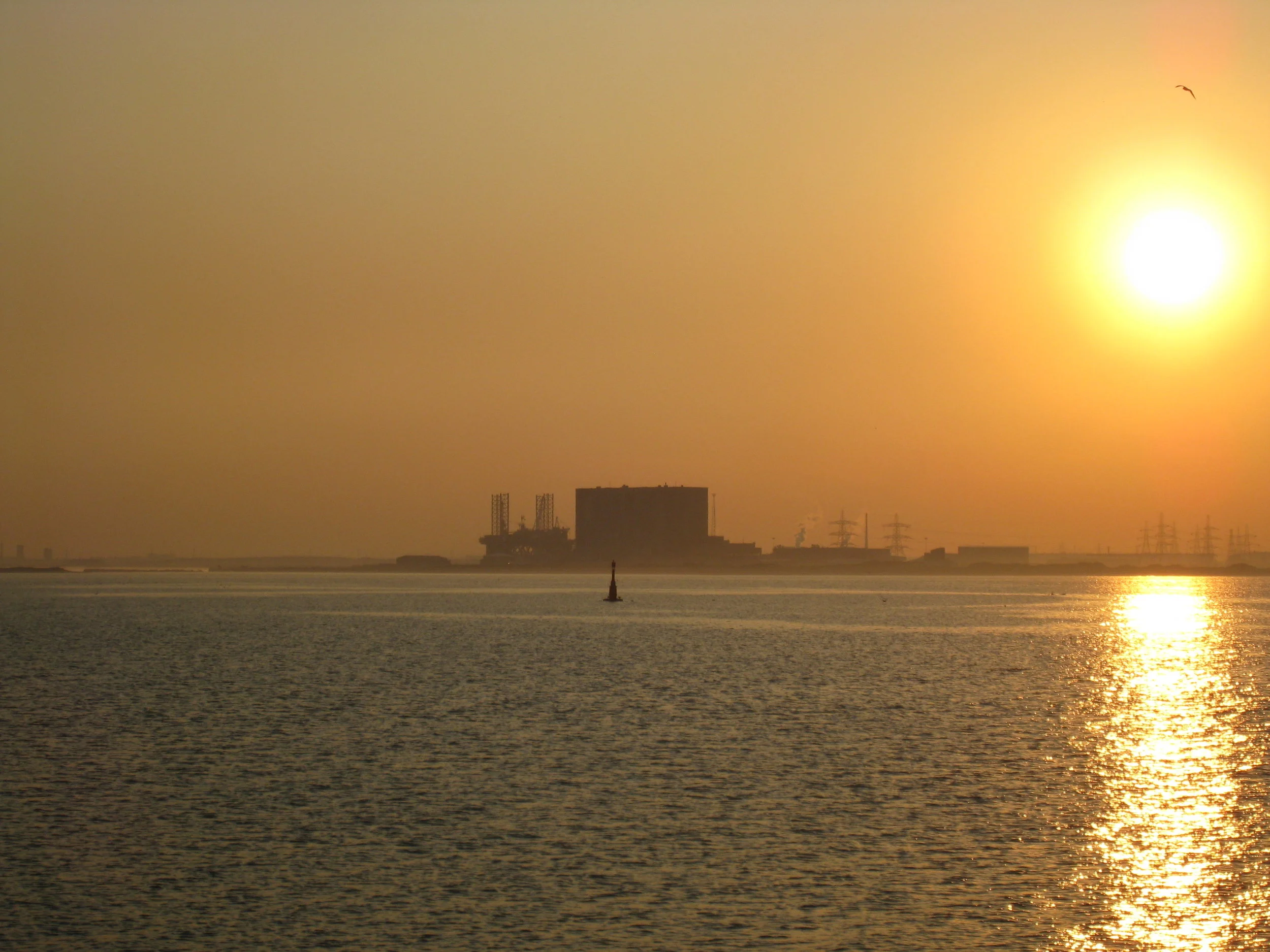  Middlesbrough--The industial area at dusk 
