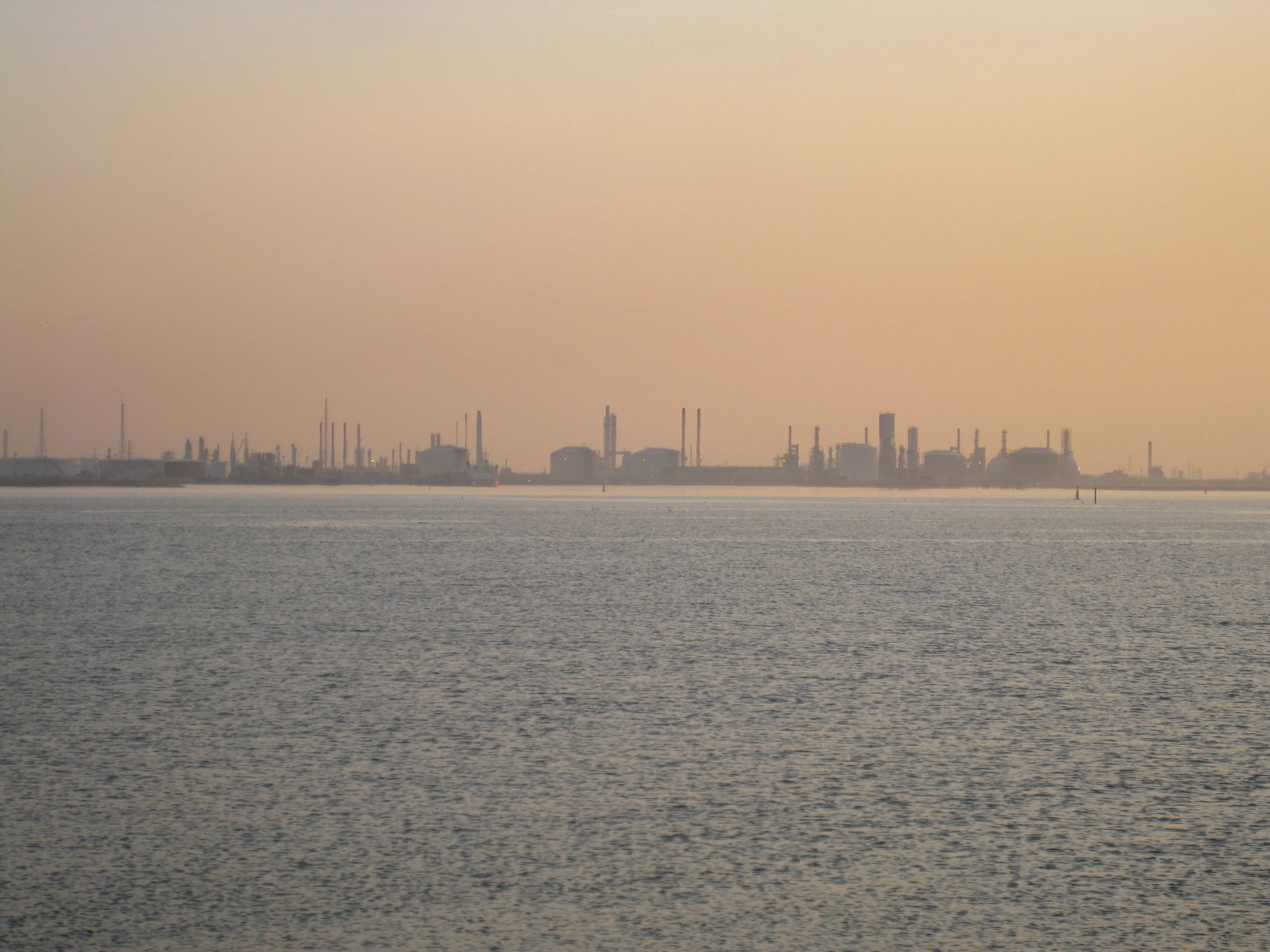  Middlesbrough--The industial area at dusk 