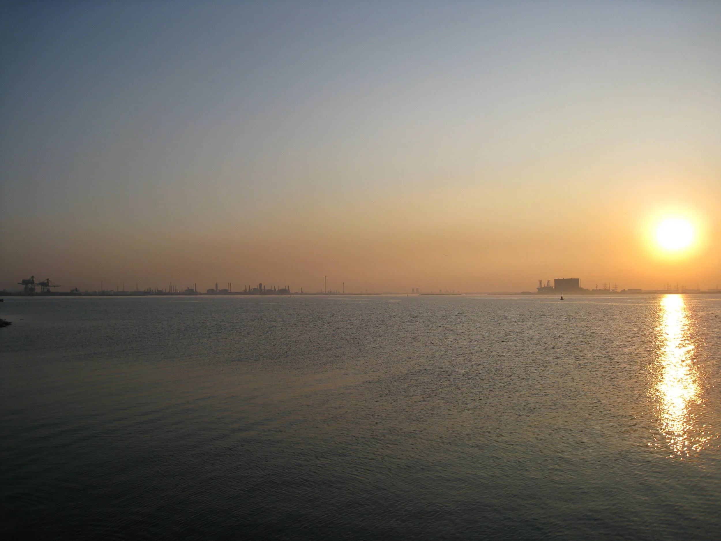  Middlesbrough--The industial area at dusk 