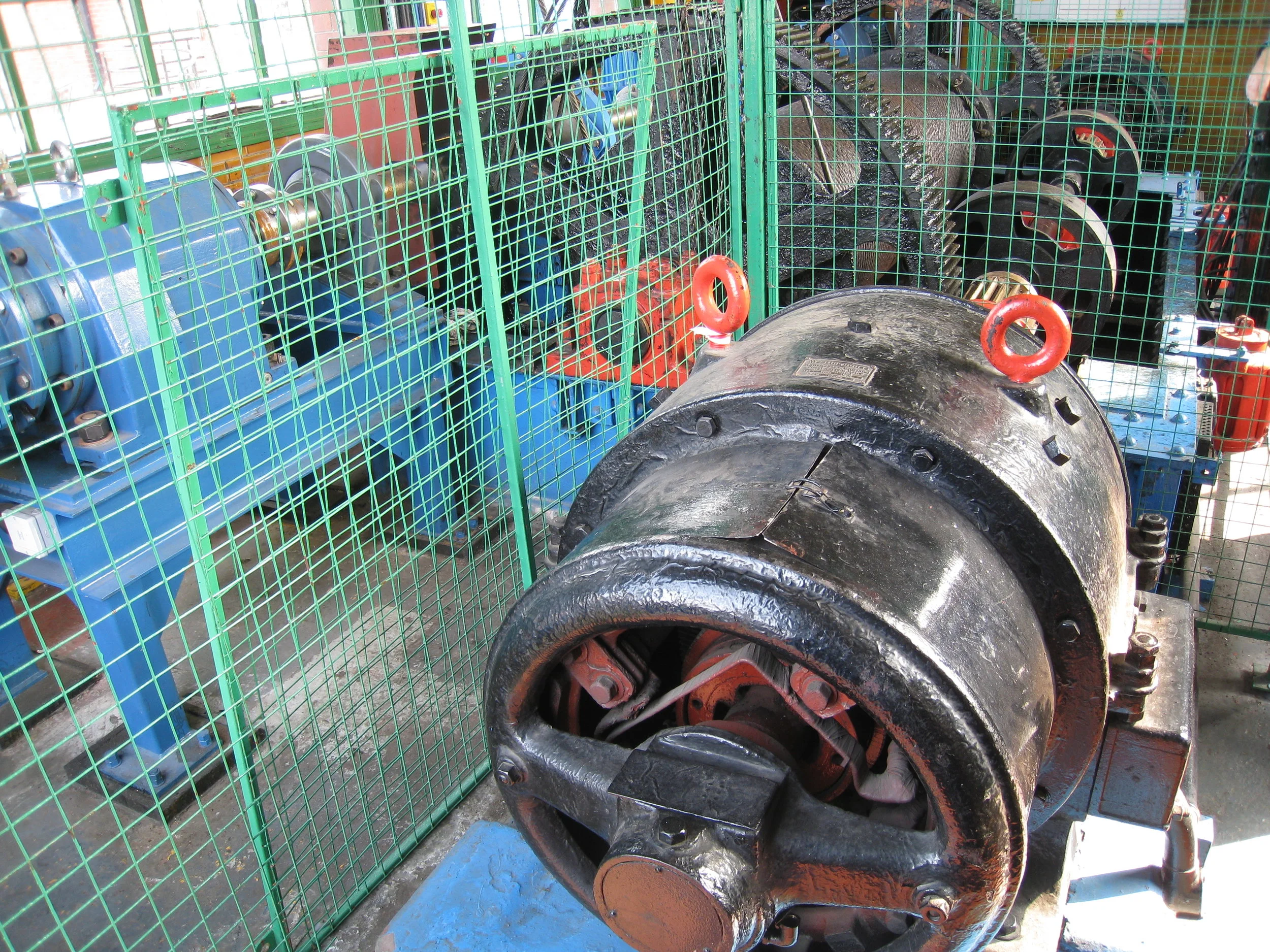  Middlesbrough--Transporter Bridge engine room--Original Westinghouse Motor 