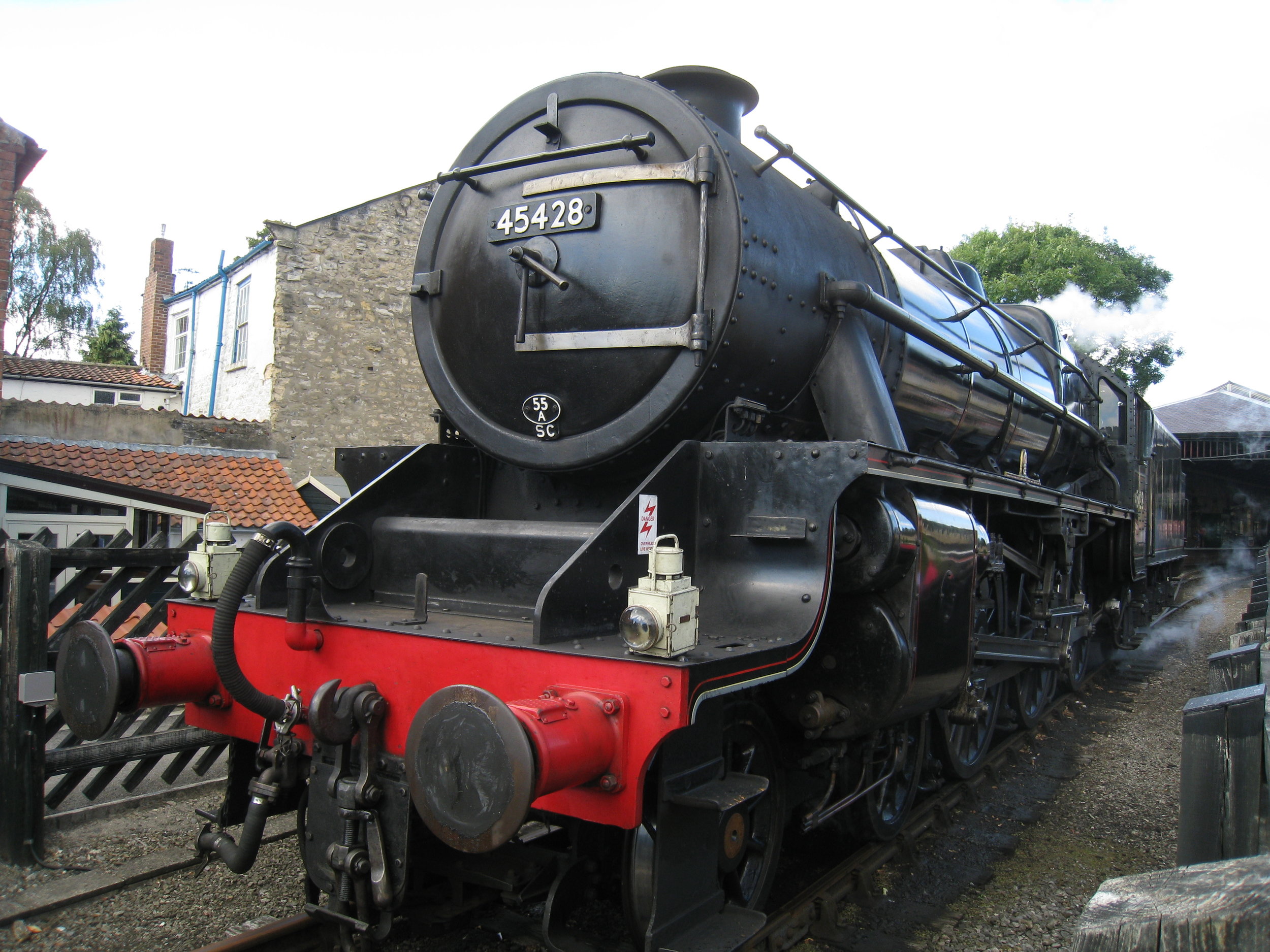  North Yorkshire Moors Railway--The Eric Treacy Locomotive--Pickering Station 