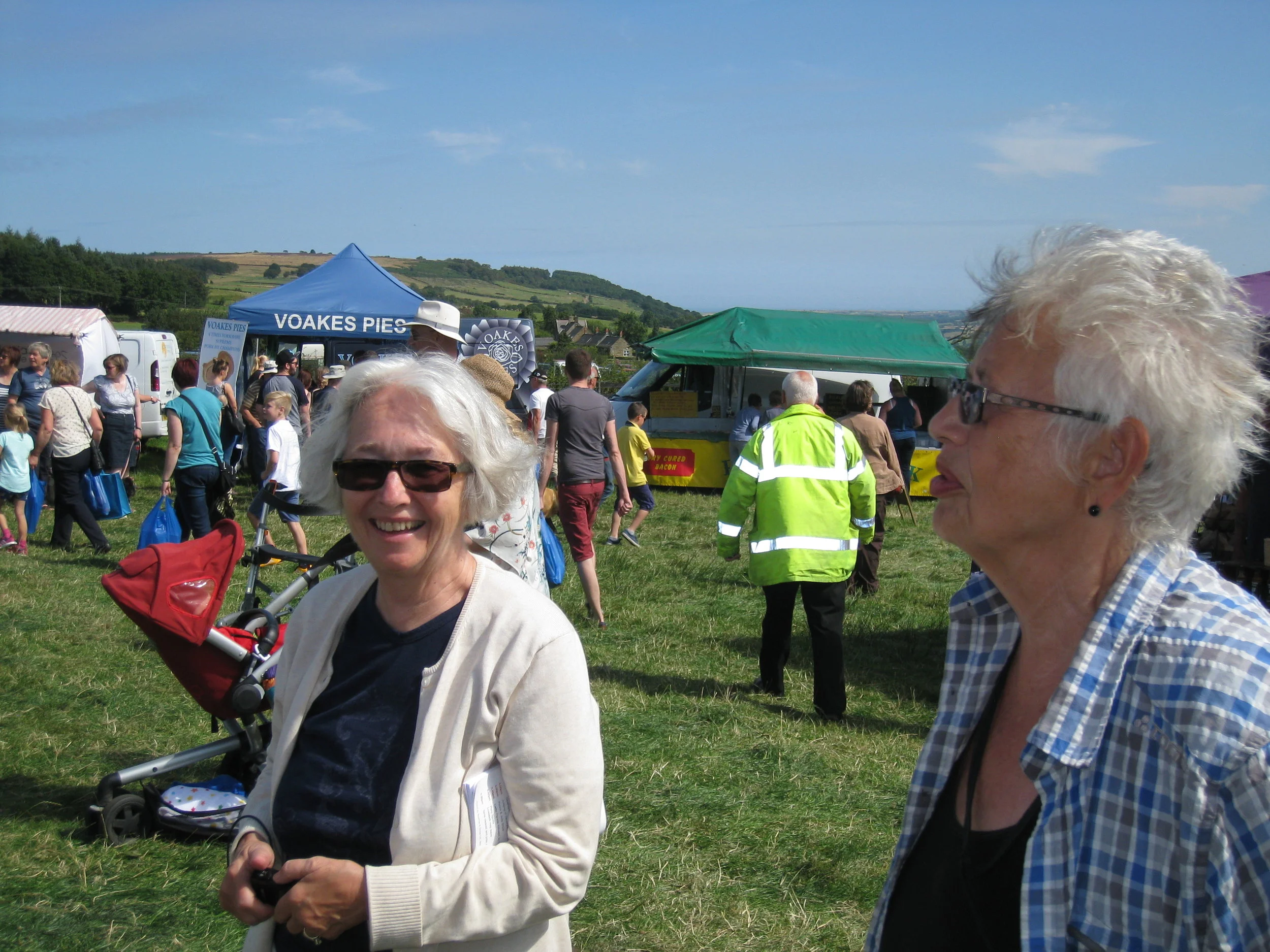  Egton--Ag. Show--The view with Carrol Benner Kindel and Maggie Hall 